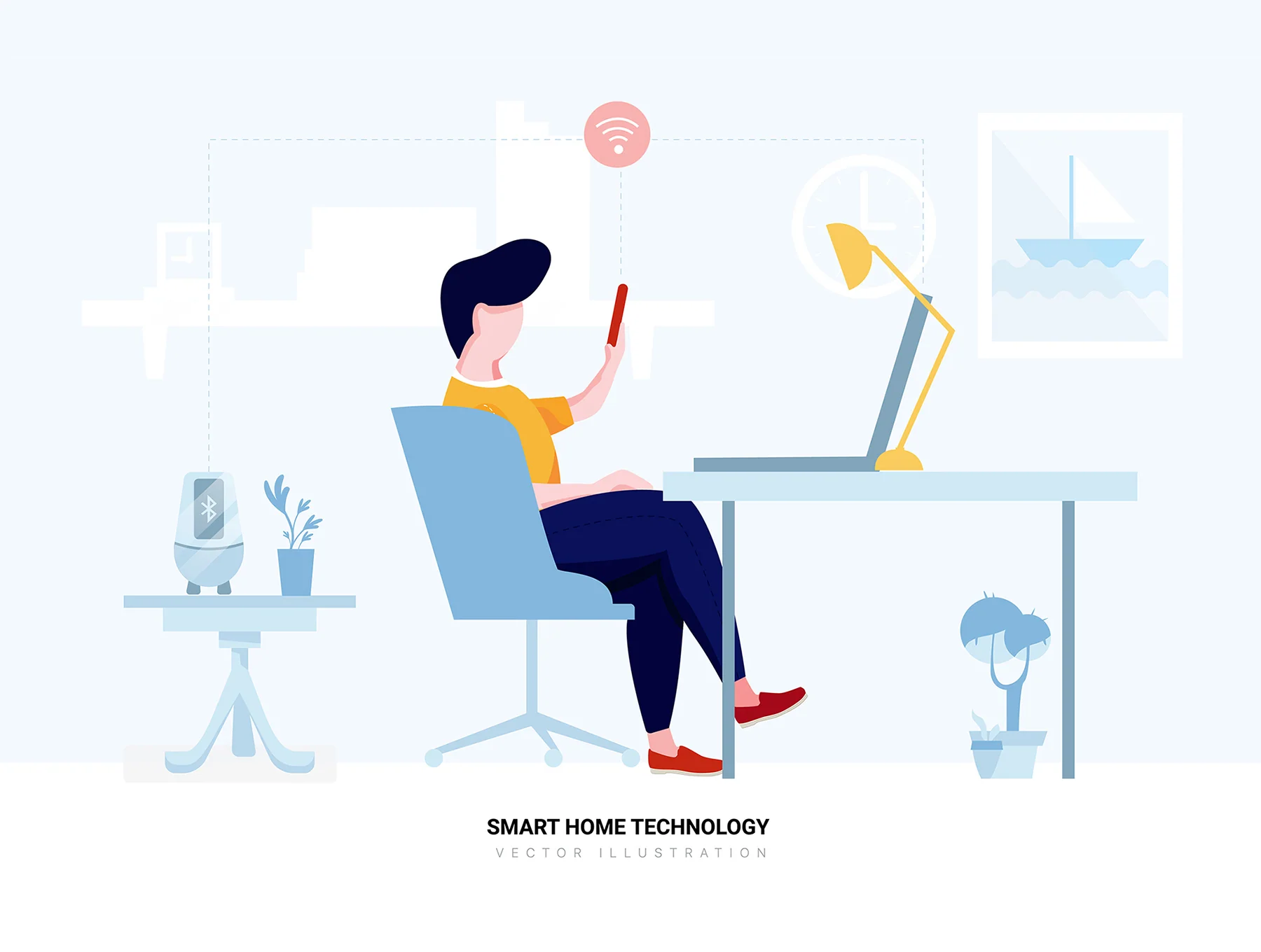 Scorpius - Smart Home Technology Vector Scenes 6