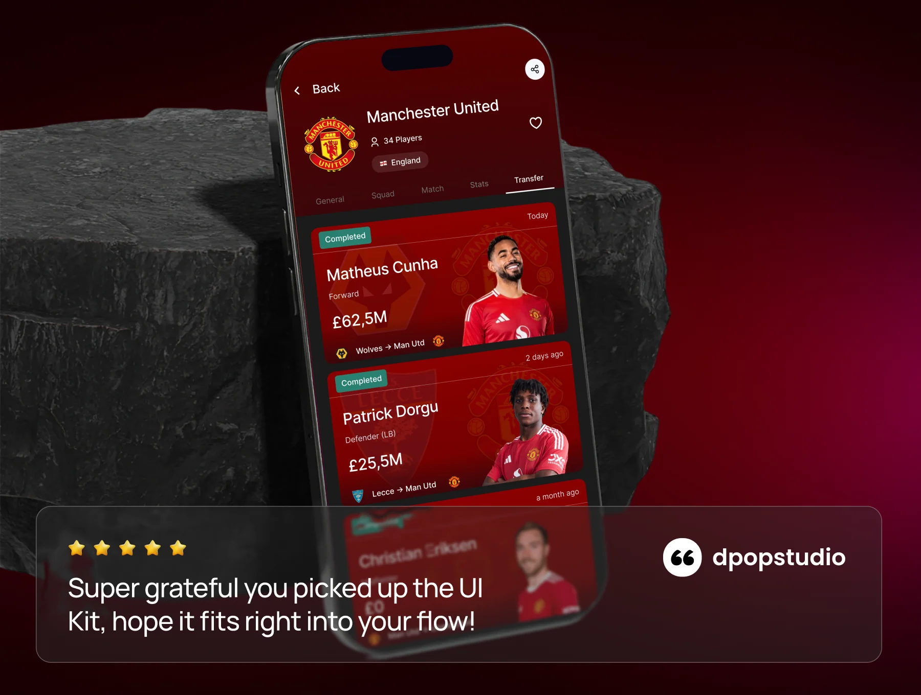 Scory - Live Football Scores Mobile Apps UI KIT 8