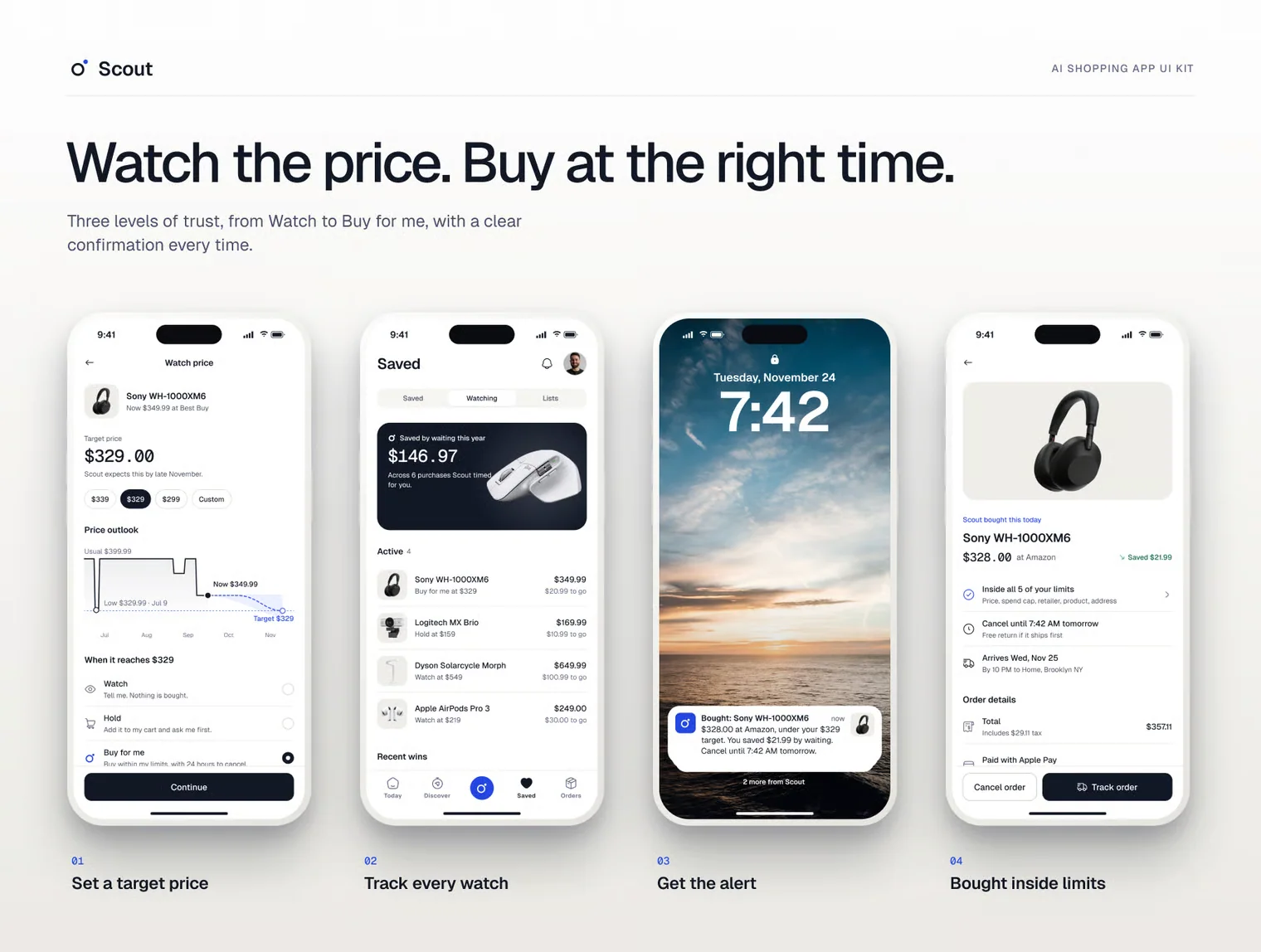 Scout: AI Shopping App UI Kit 5