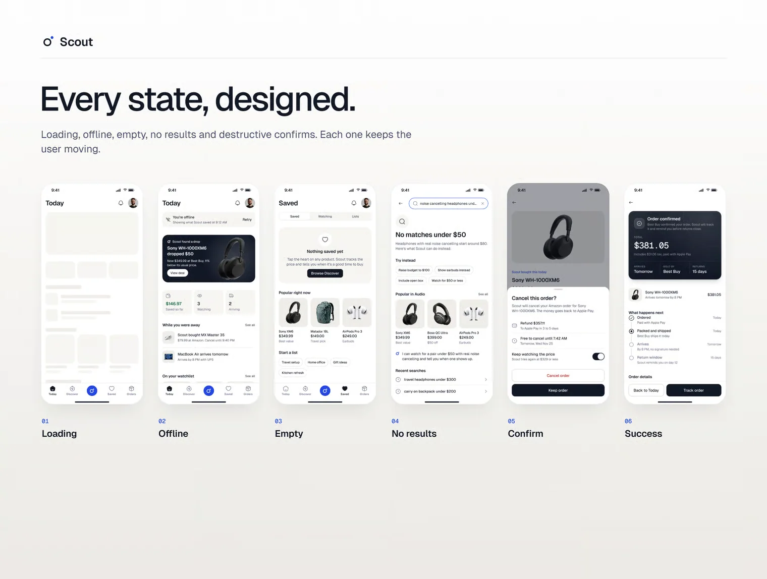 Scout: AI Shopping App UI Kit 8