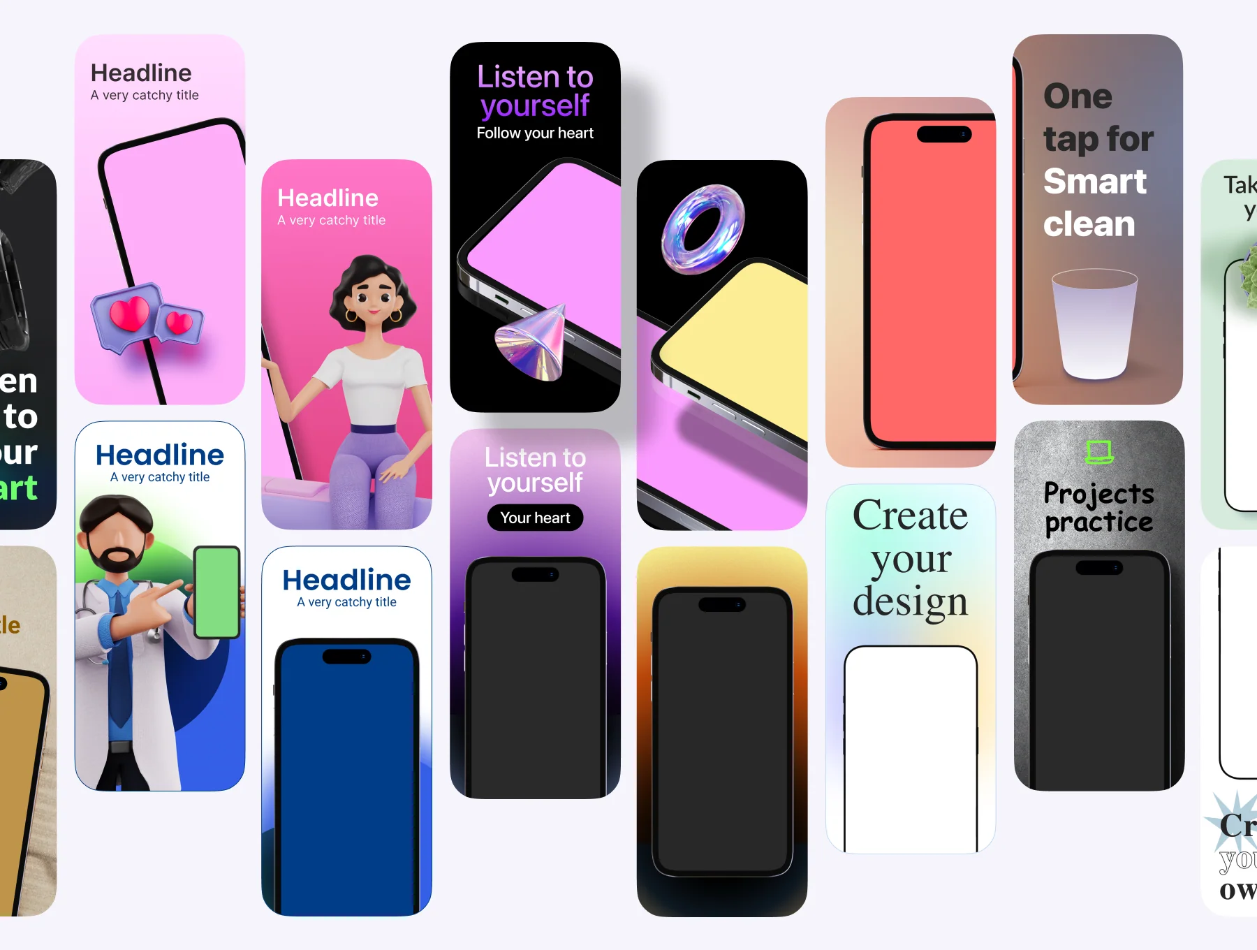 Screenshot Templates for app store 2