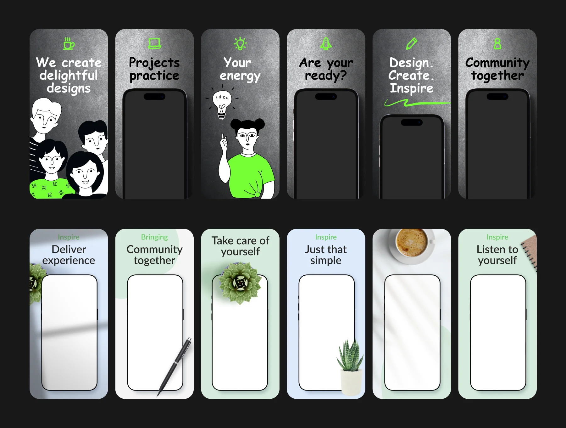 Screenshot Templates for app store 7