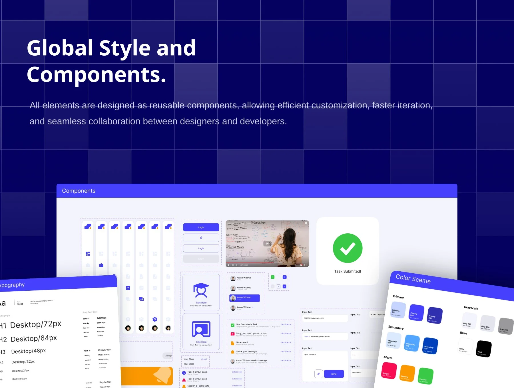 Sculin! - Learning Management System Dashboard 3