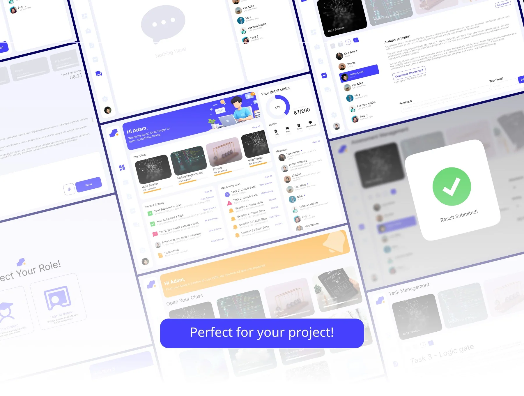 Sculin! - Learning Management System Dashboard 5
