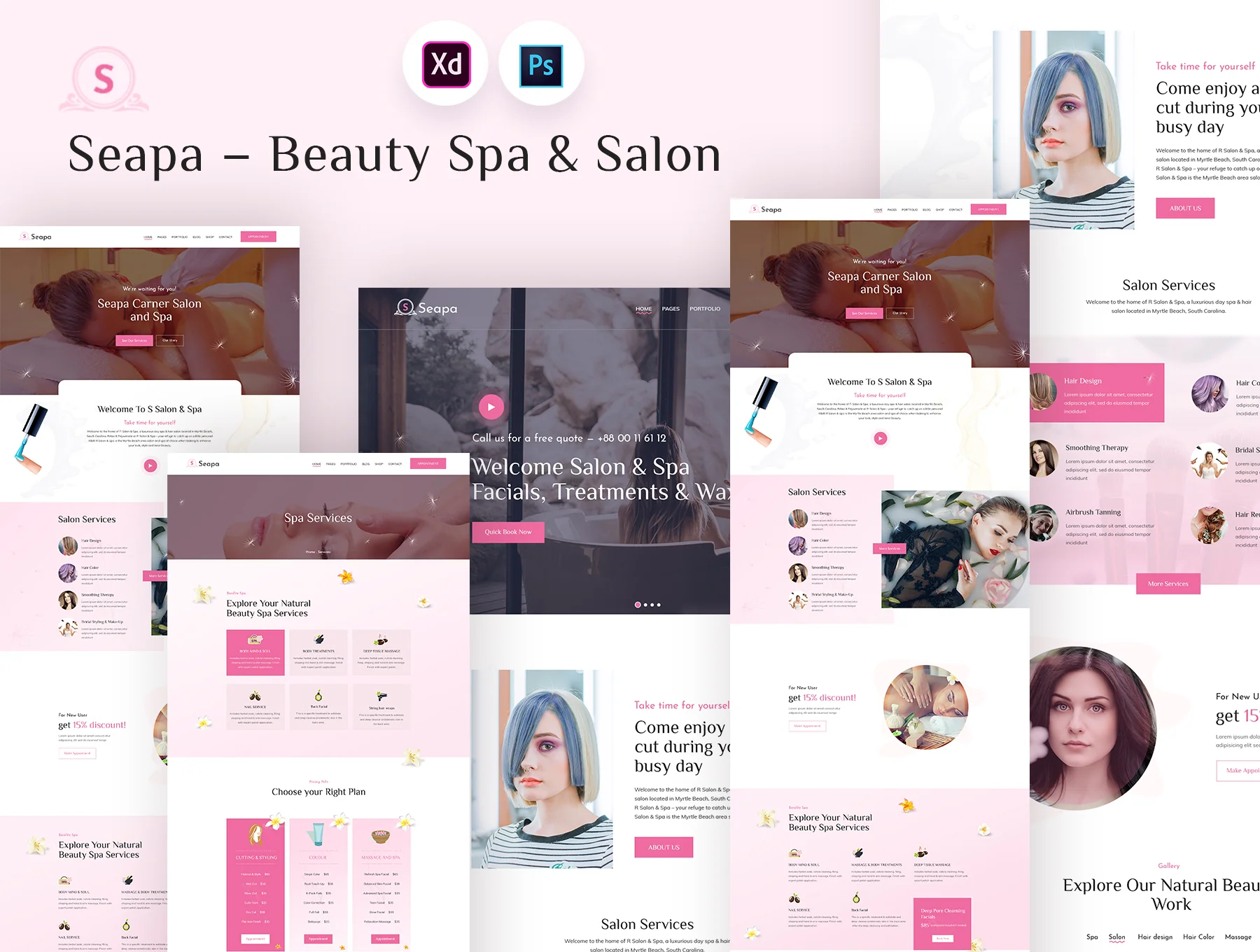 Seapa - Beauty Spa & Salon Template