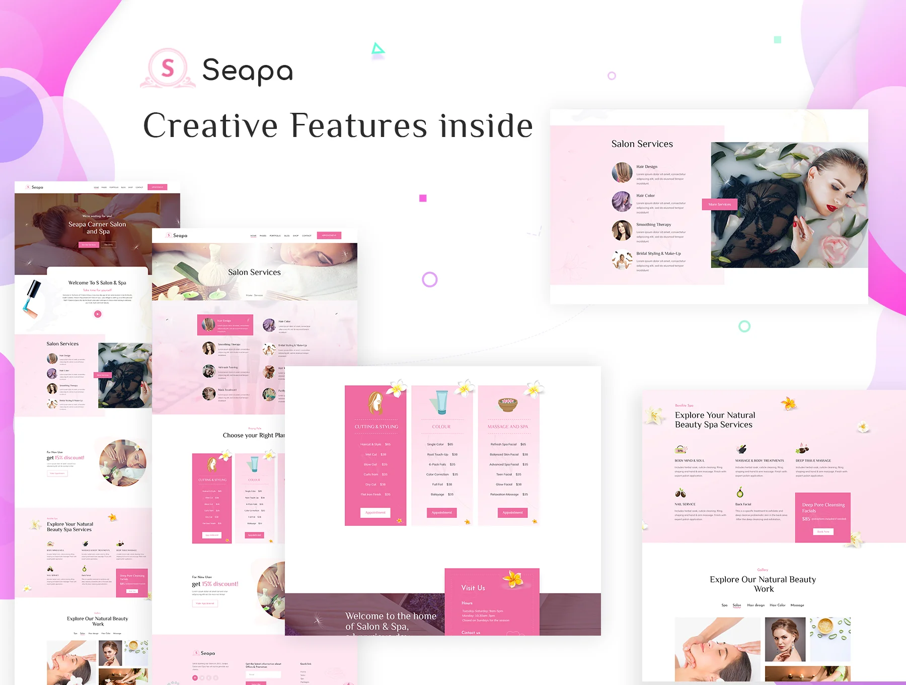 Seapa - Beauty Spa & Salon Template 3