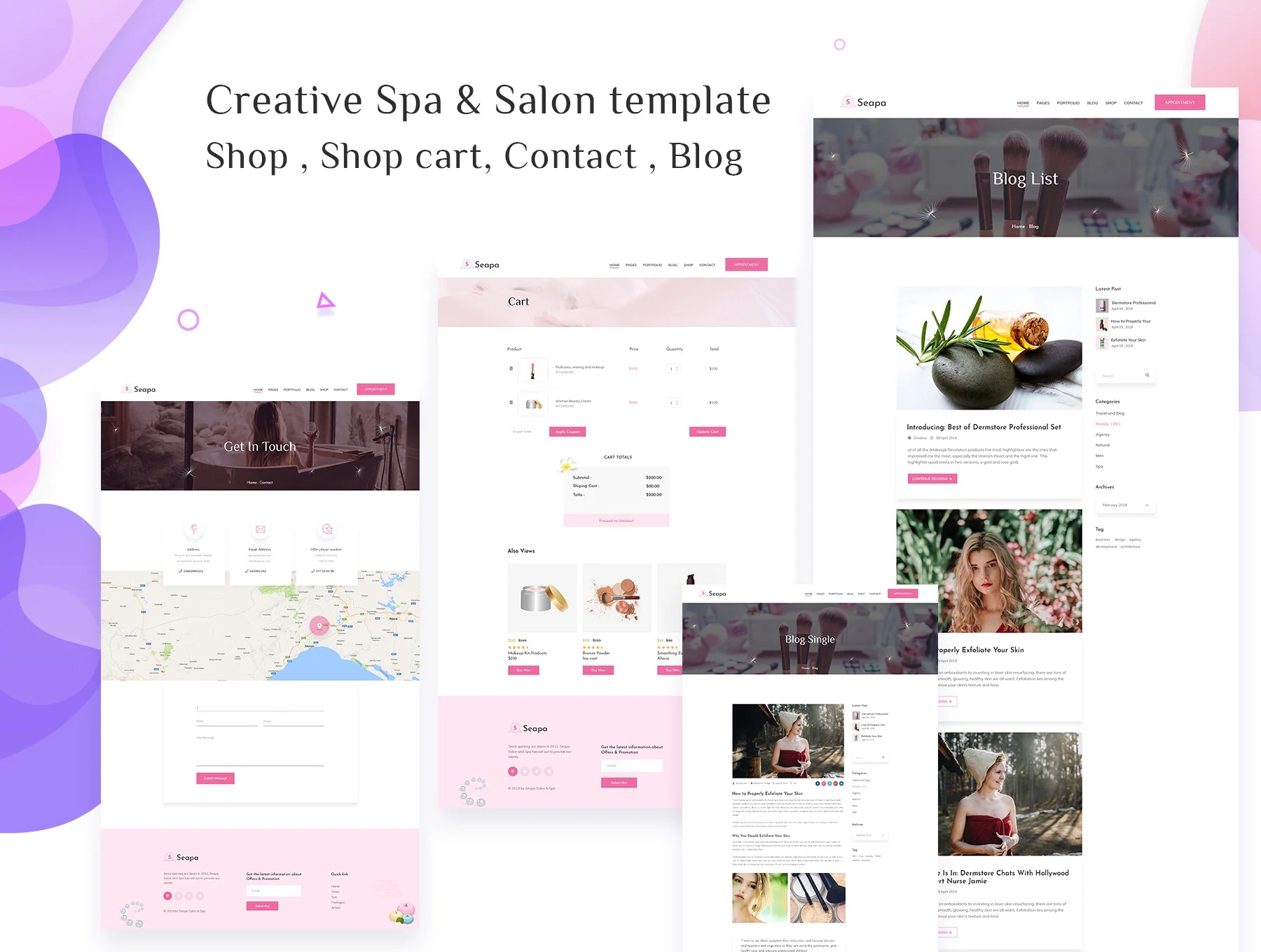 Seapa - Beauty Spa & Salon Template 5