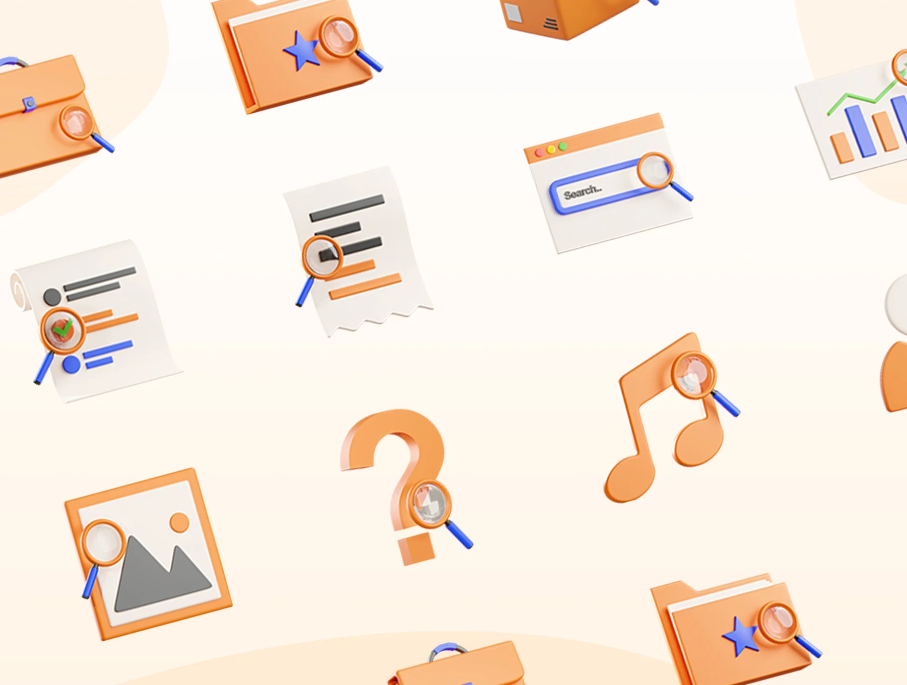 Search & Find 3D Icon 5