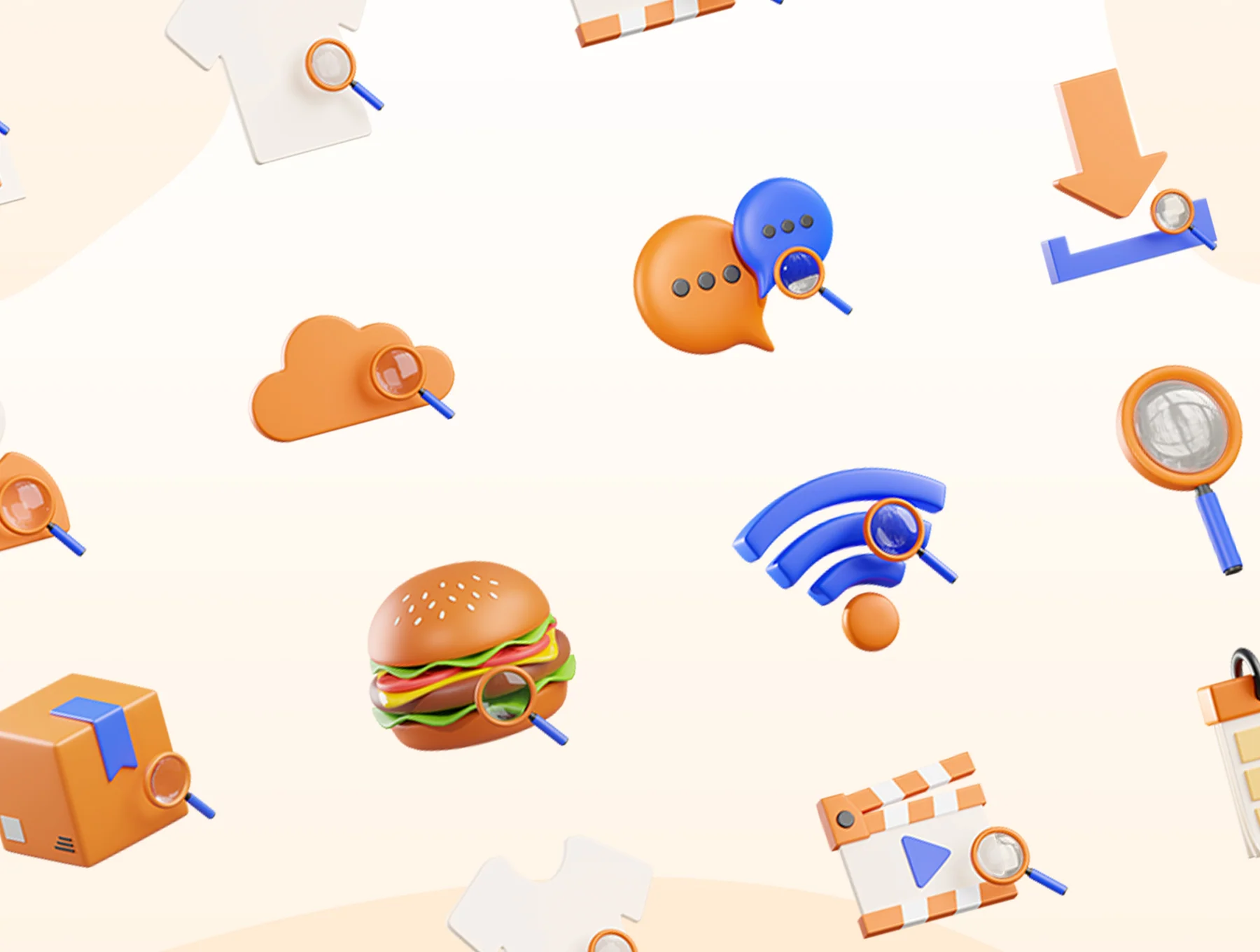 Search & Find 3D Icon 6