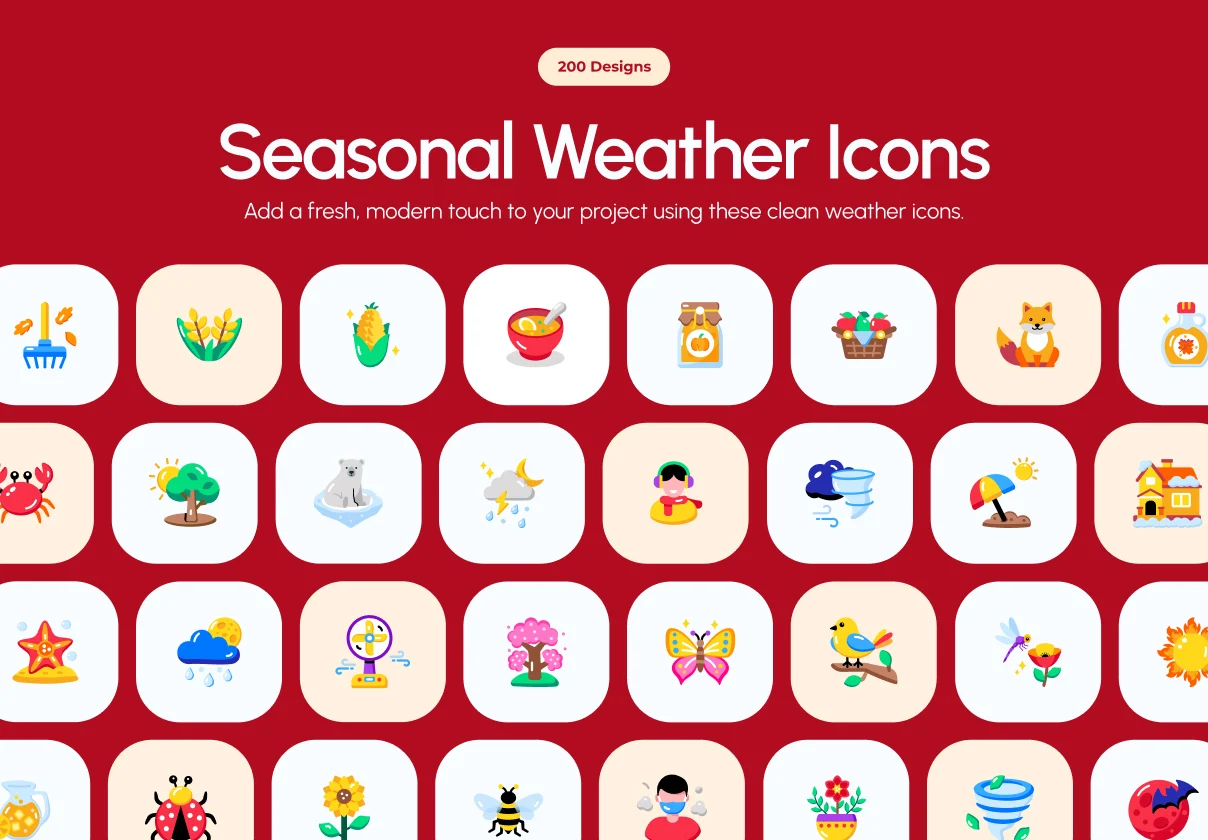Seasonal Weather Icons