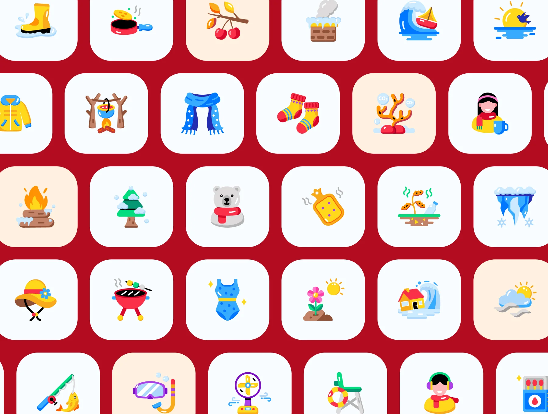 Seasonal Weather Icons 6