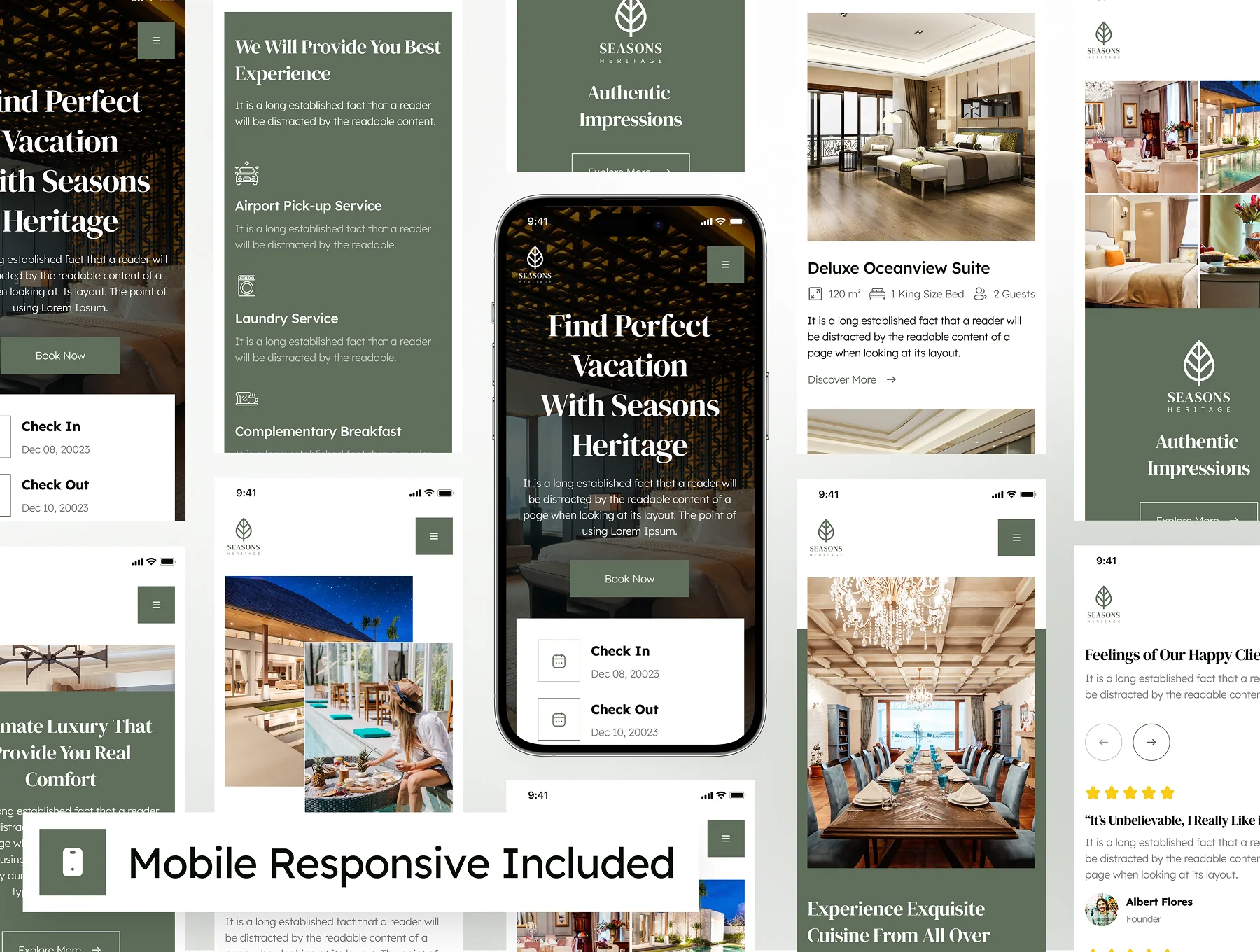 Seasons - Hotel Booking Website Framer Template 9