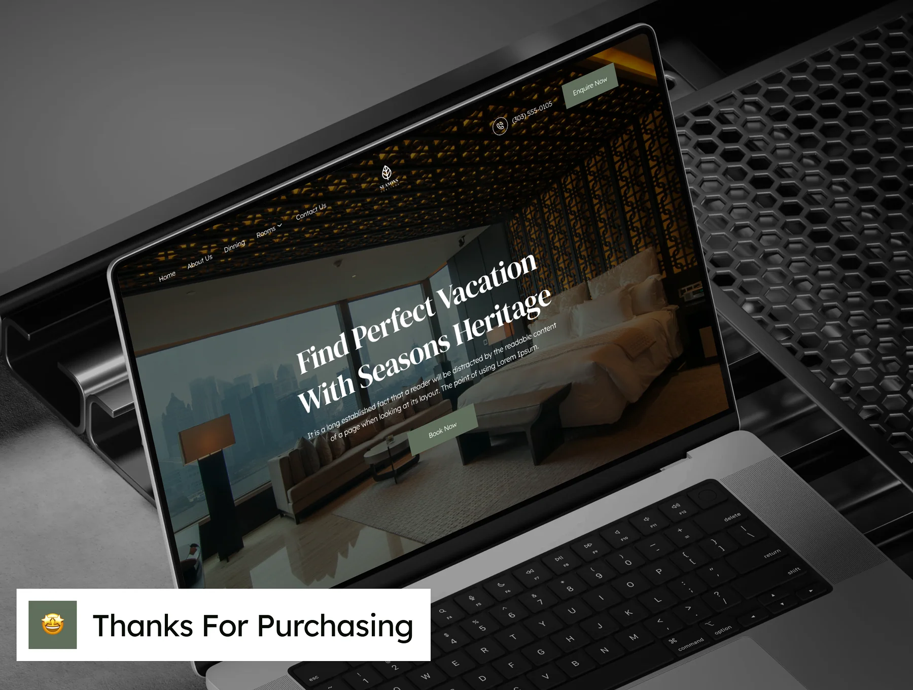Seasons - Hotel Booking Website Framer Template 10