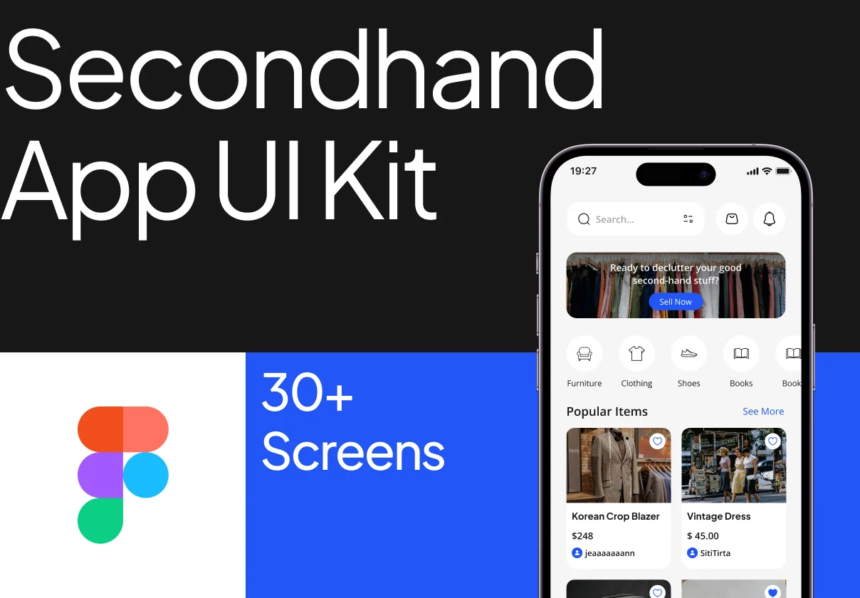 Secondhand App UI Kit