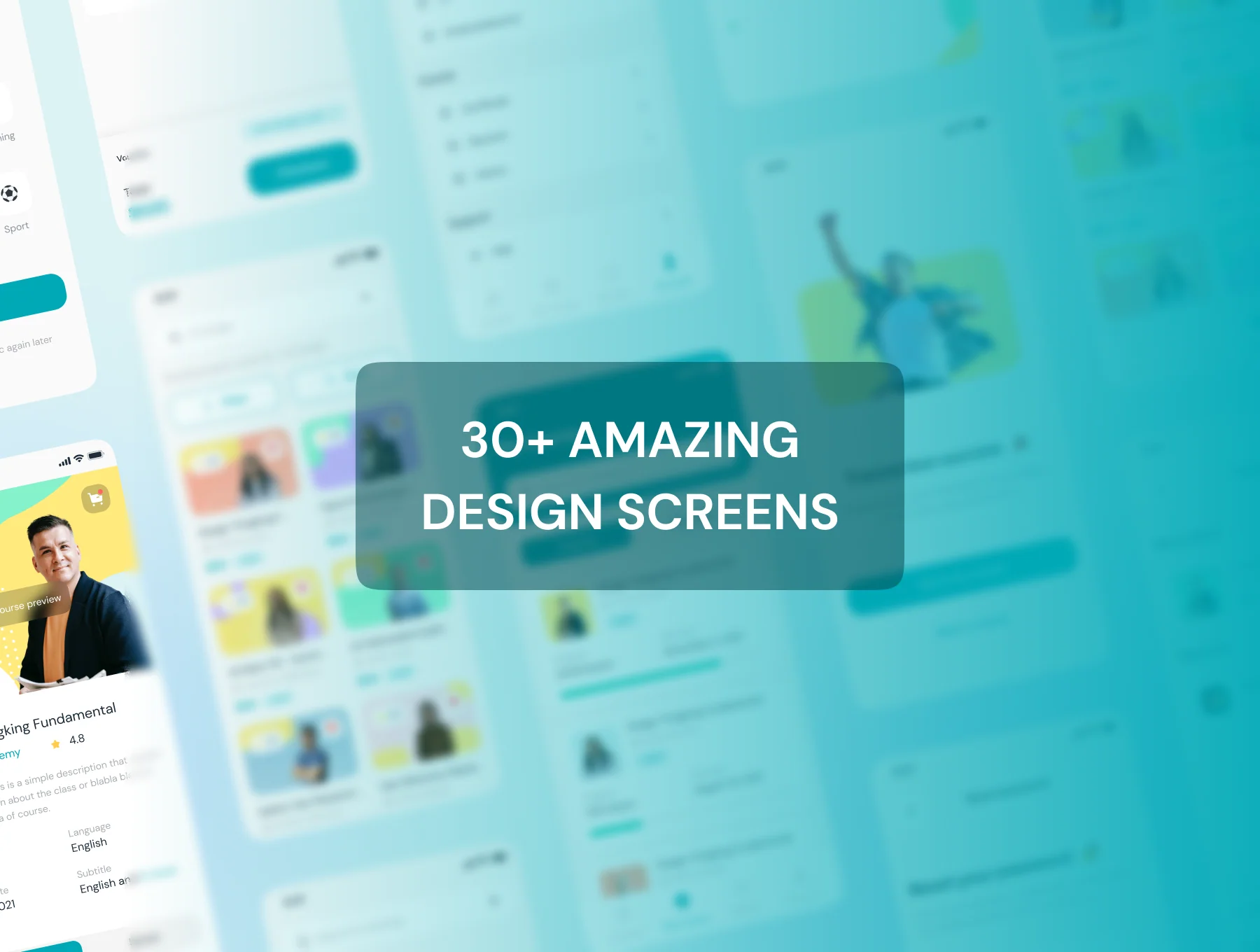 Secoola - Course Mobile Apps UI KIT 6