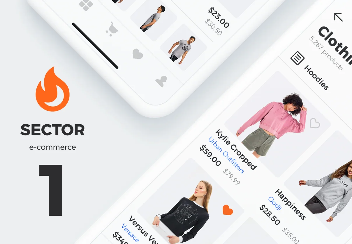 Sector UI Kit. E-commerce