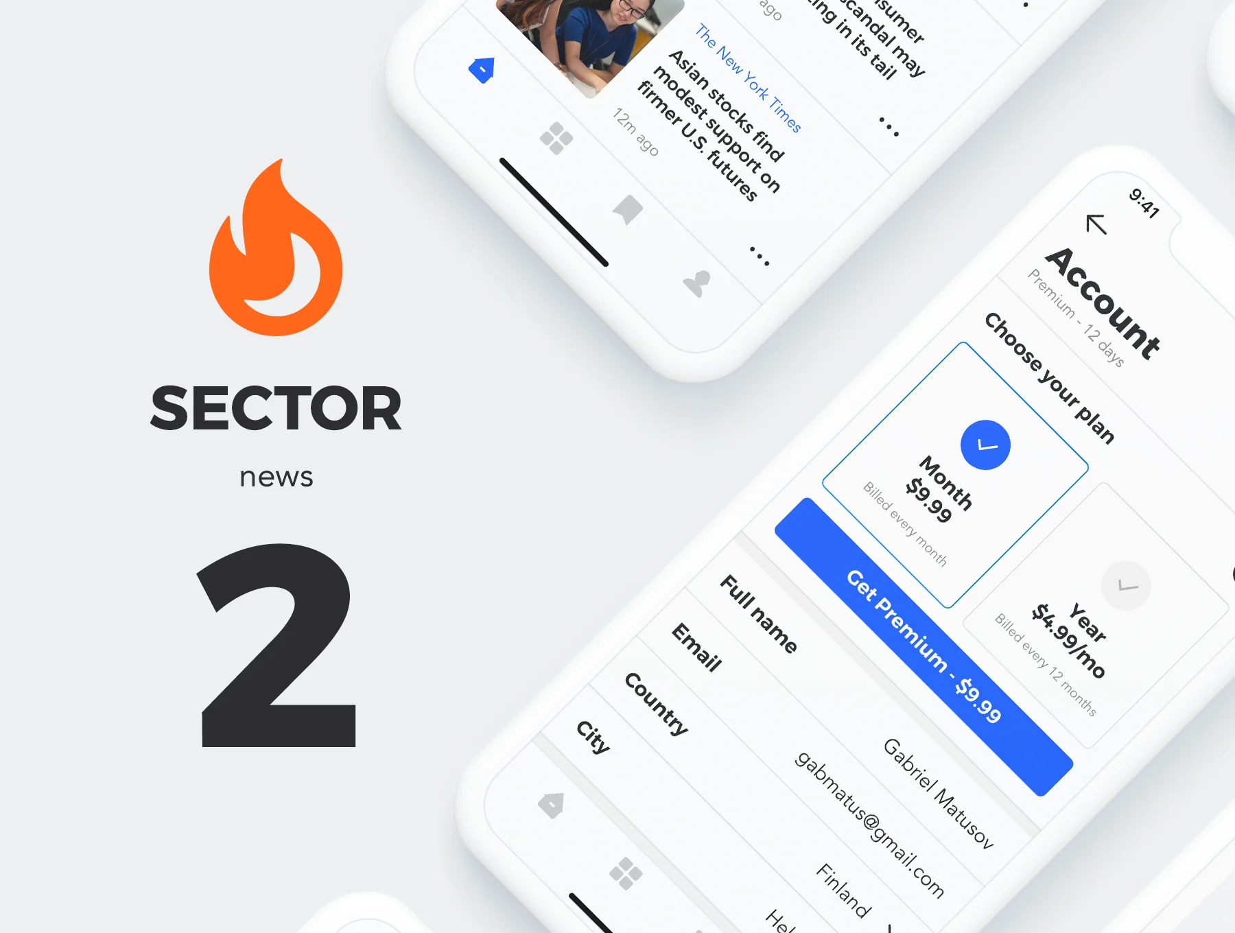 Sector UI Kit. News