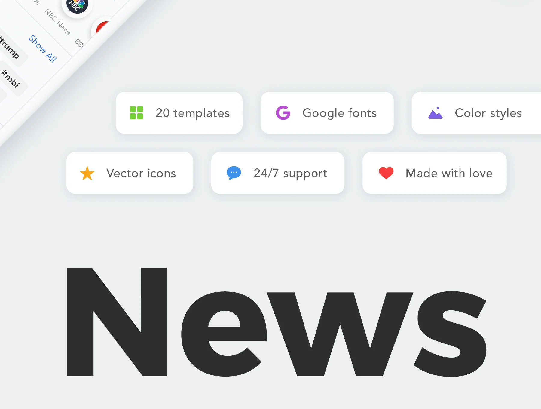 Sector UI Kit. News 6