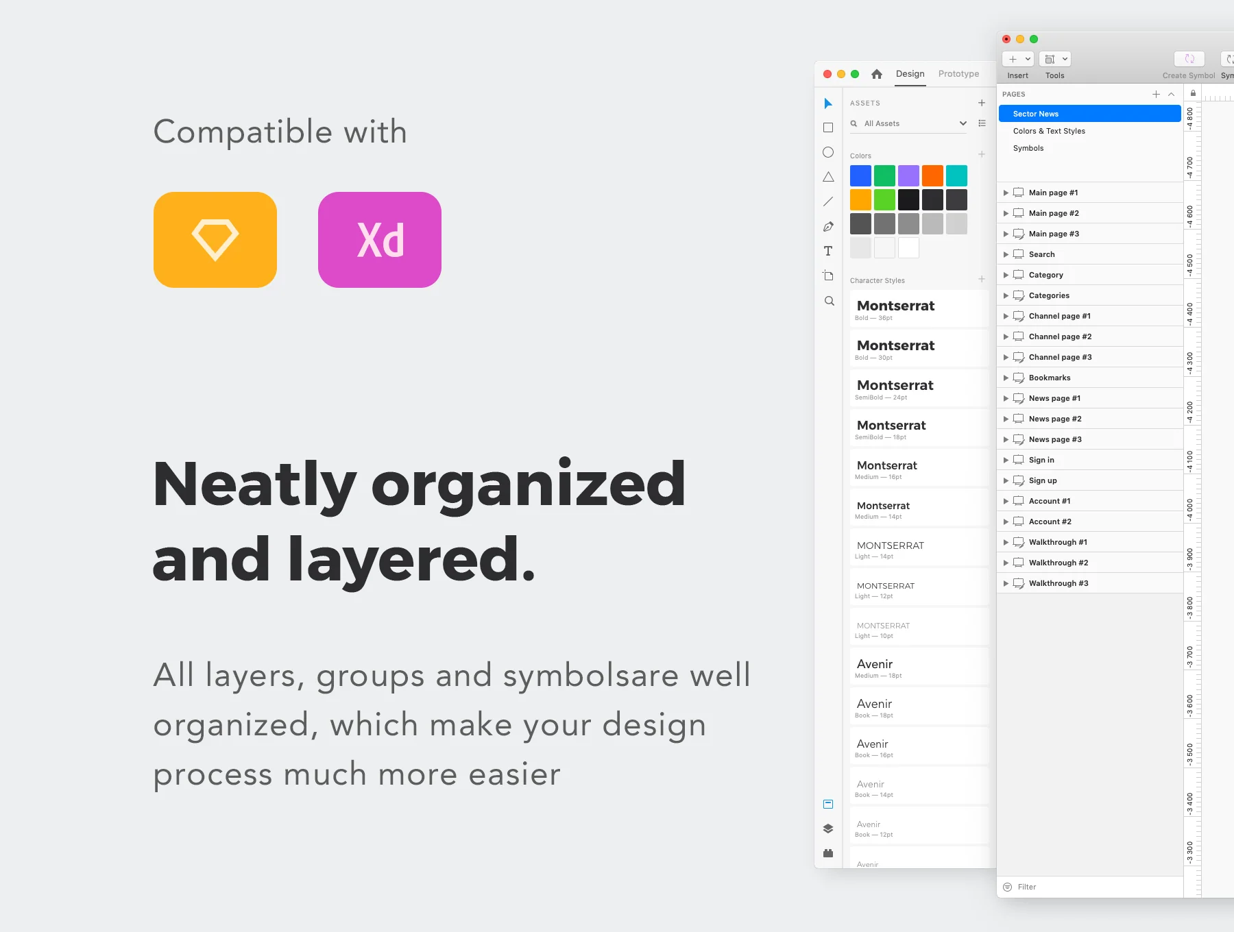 Sector UI Kit. News 8