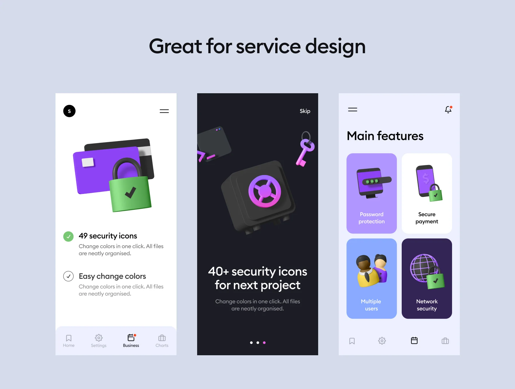 Security 3d icon kit 5