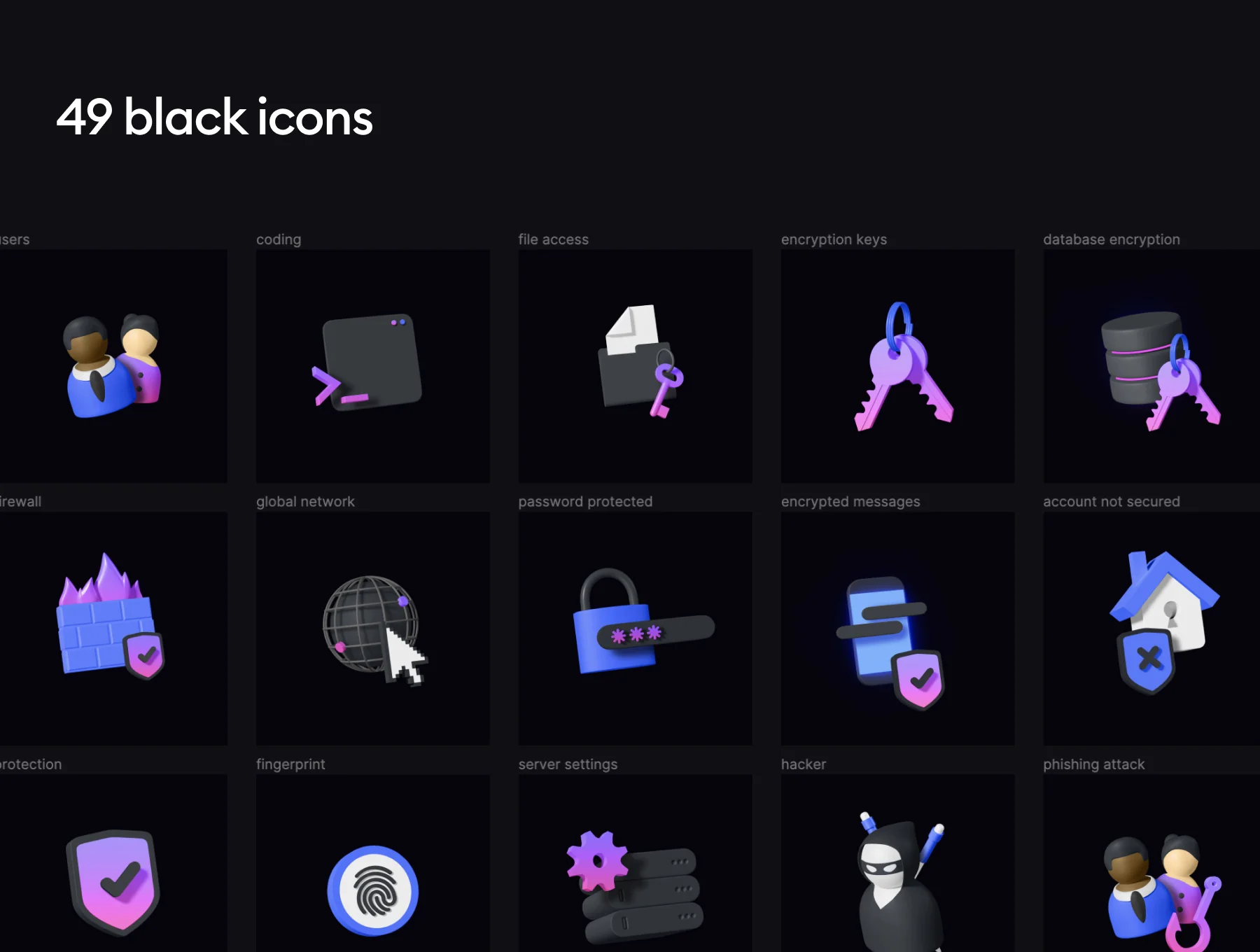 Security 3d icon kit 8
