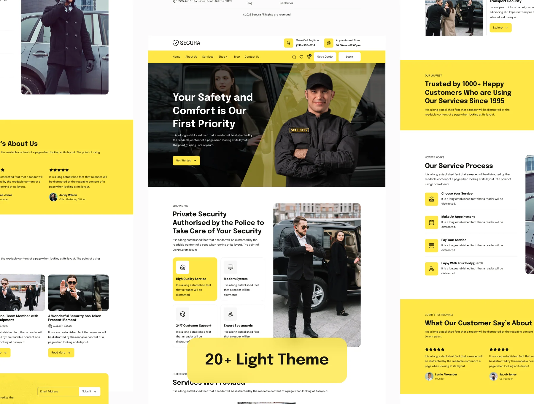 Security Agency Web UI Kit 5