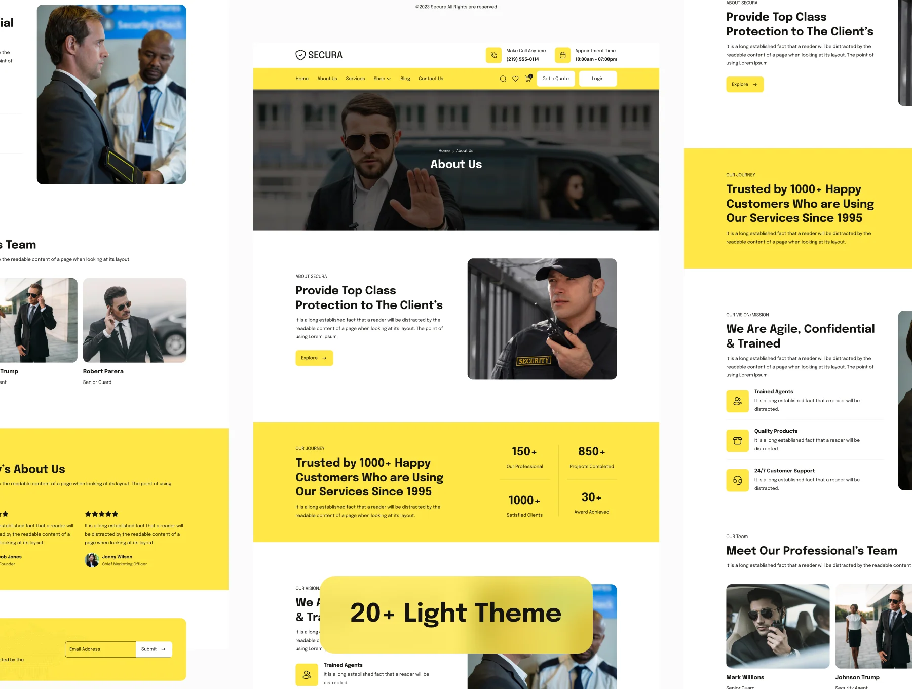 Security Agency Web UI Kit 6