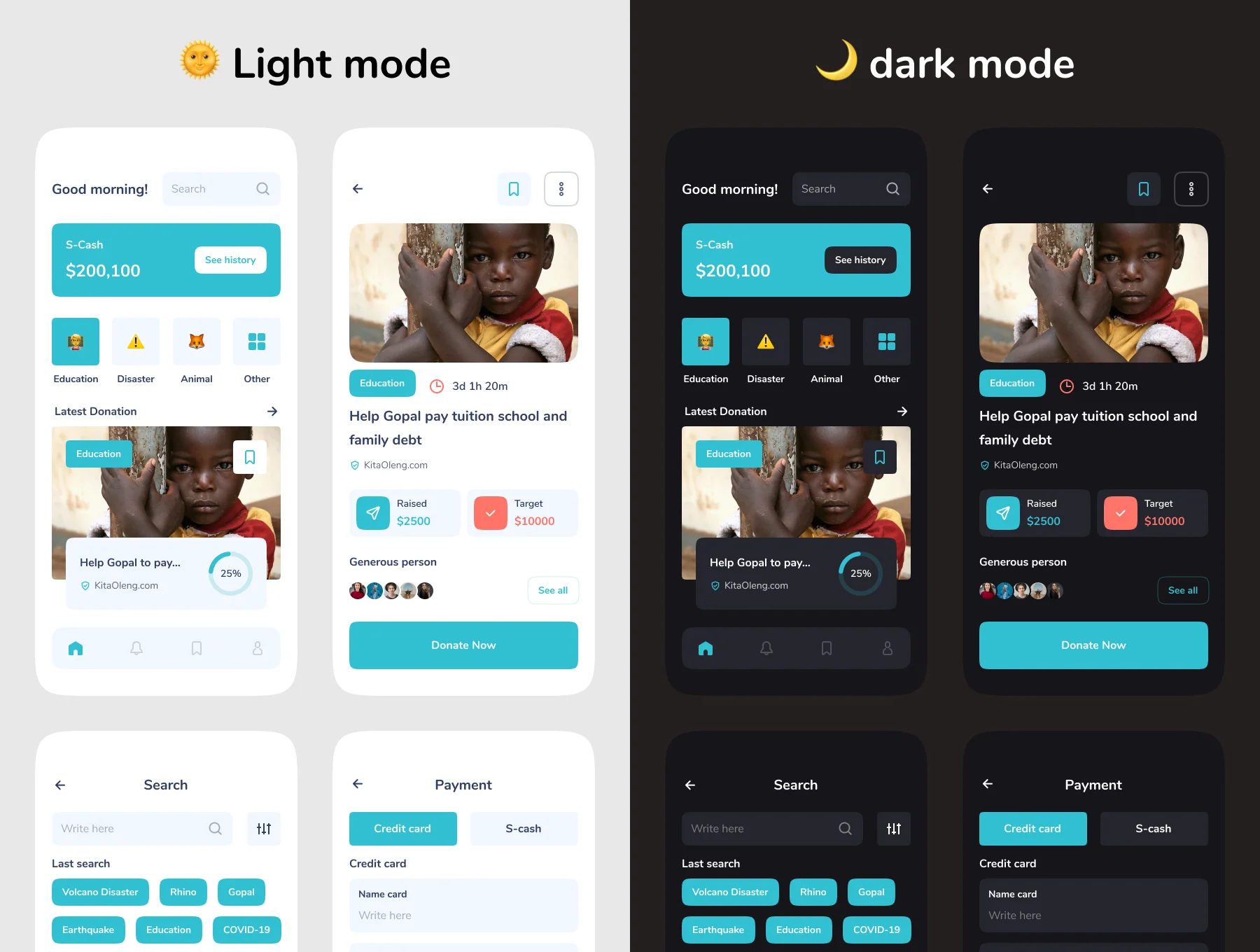 Sedeqah - Loyalty mobile app UI Kit 2