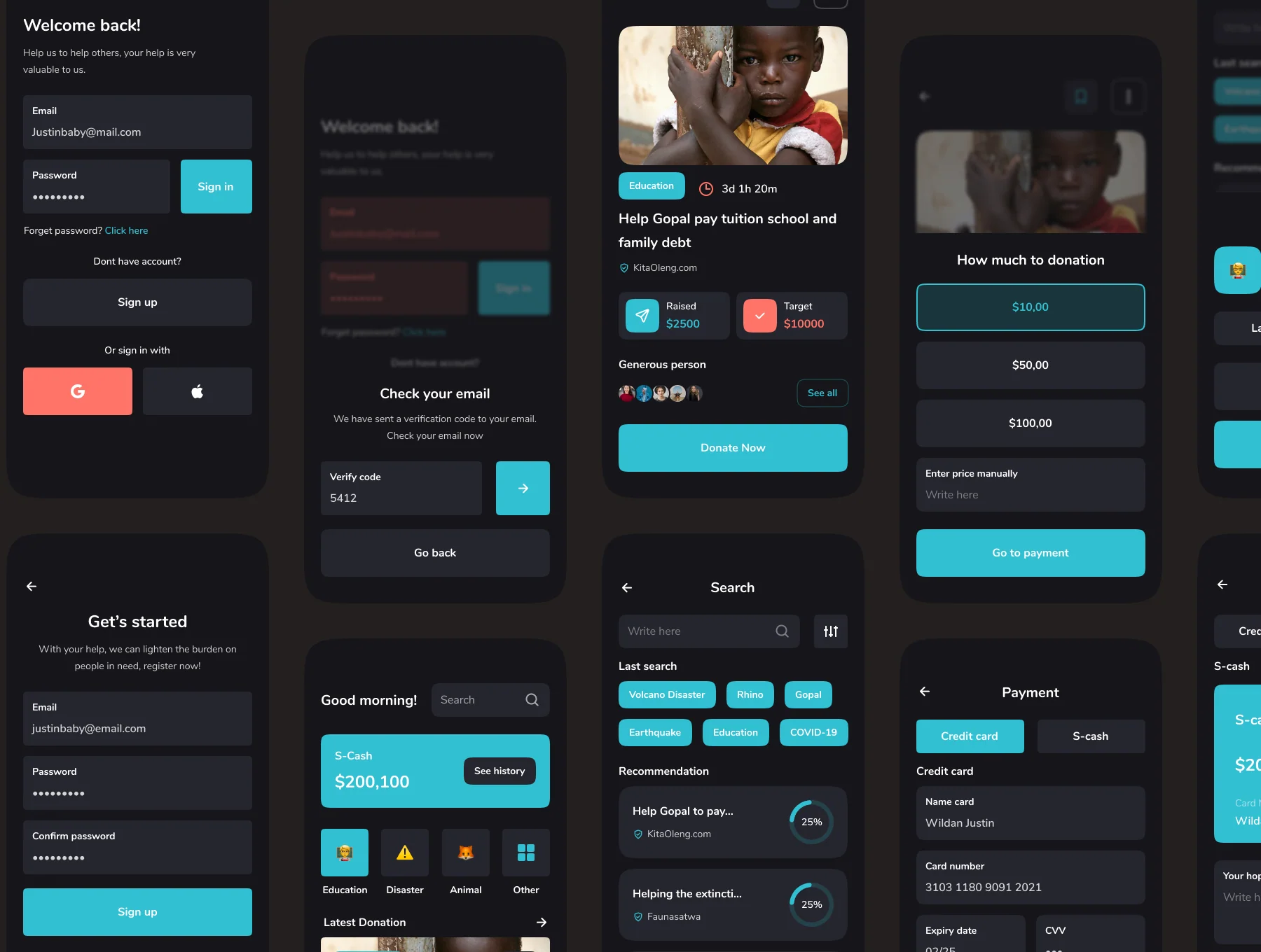 Sedeqah - Loyalty mobile app UI Kit 5