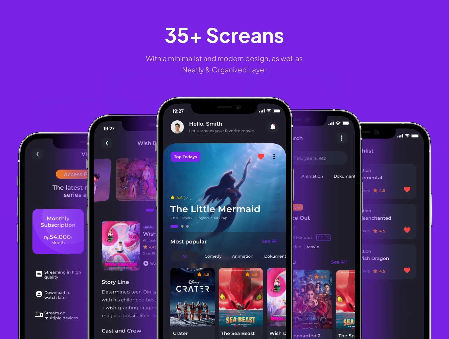 Seemax - Streaming Movie Apps IOS UI Kit 3