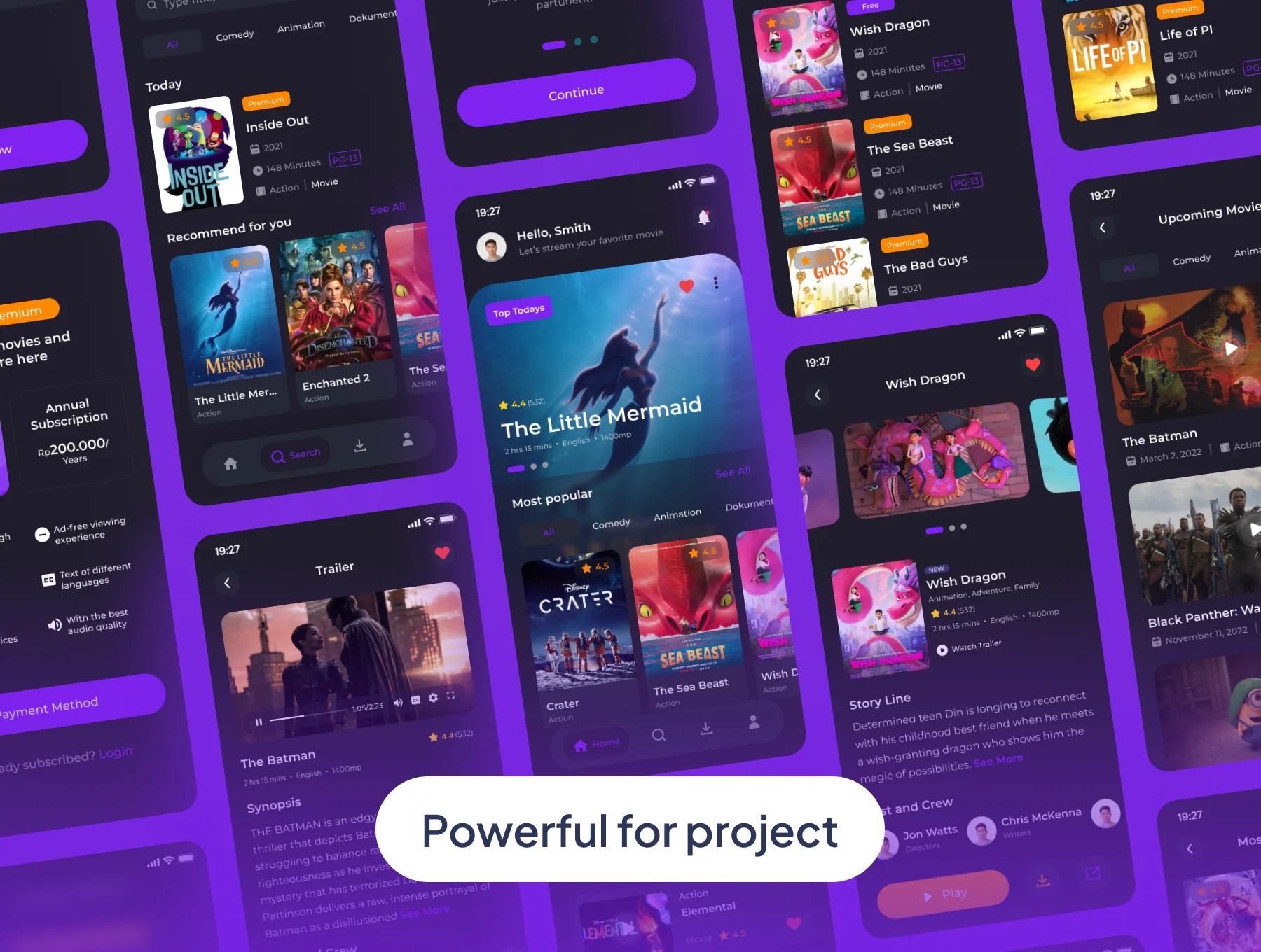 Seemax - Streaming Movie Apps IOS UI Kit 5