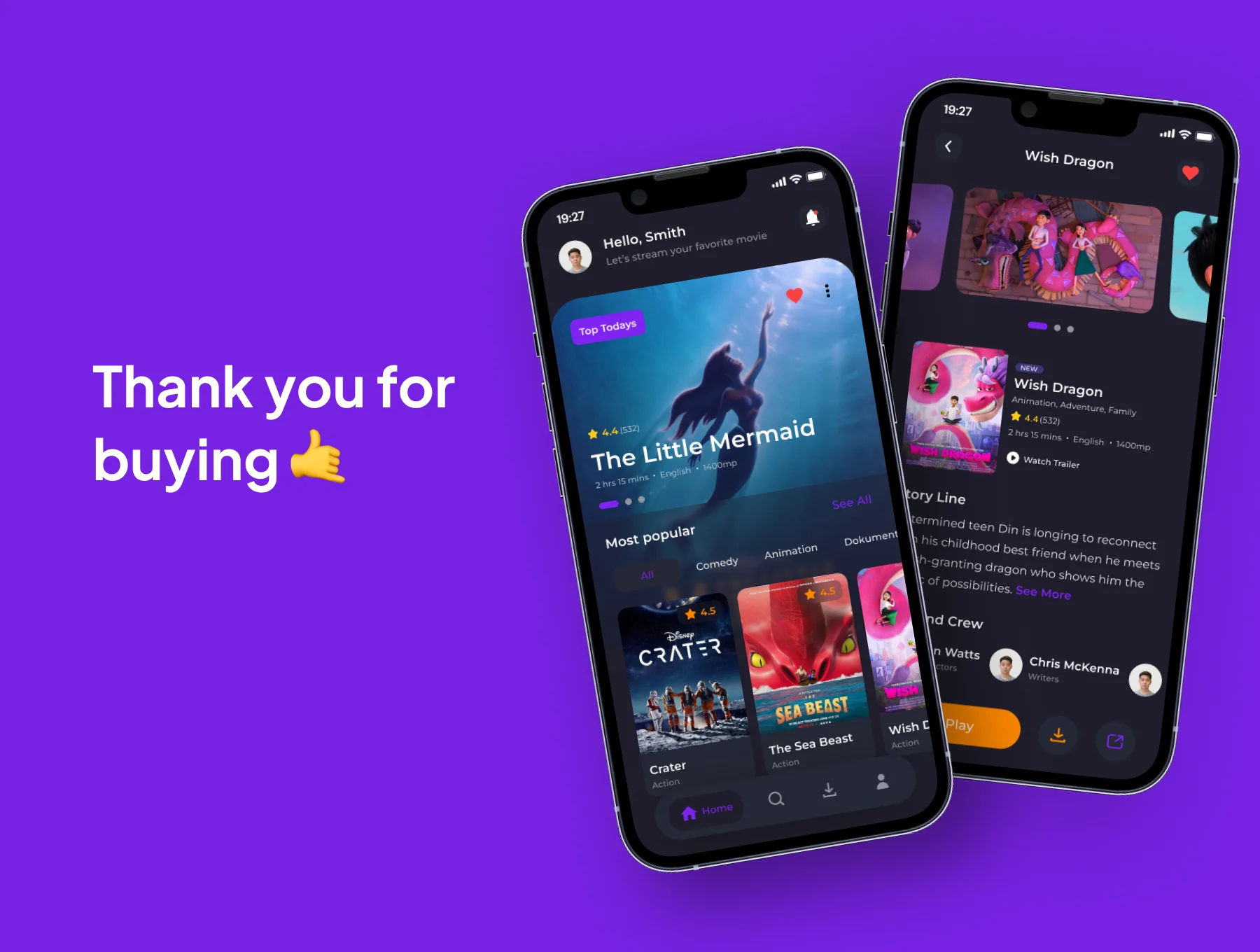 Seemax - Streaming Movie Apps IOS UI Kit 6
