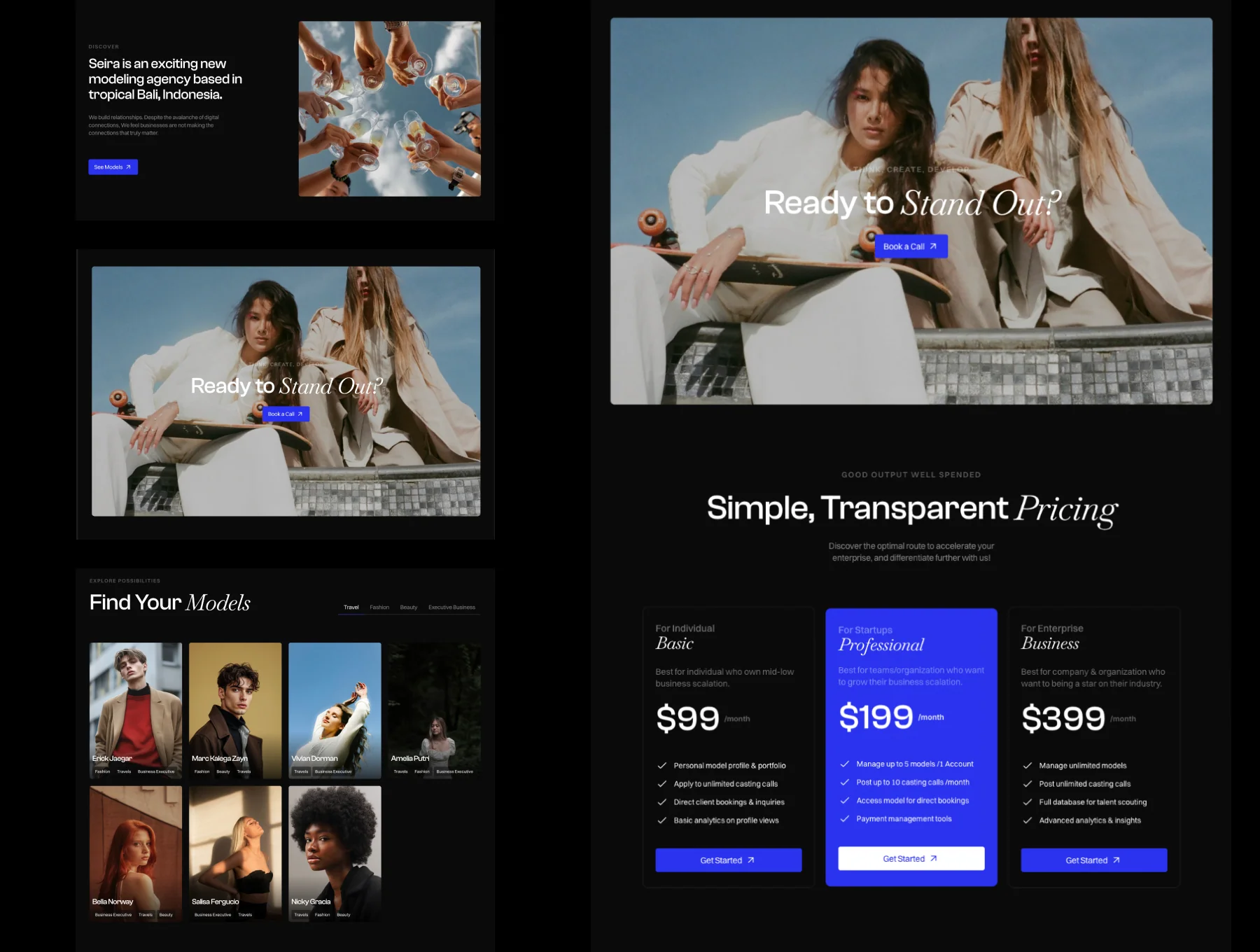 Seira – Business Agency Framer Website Template 4