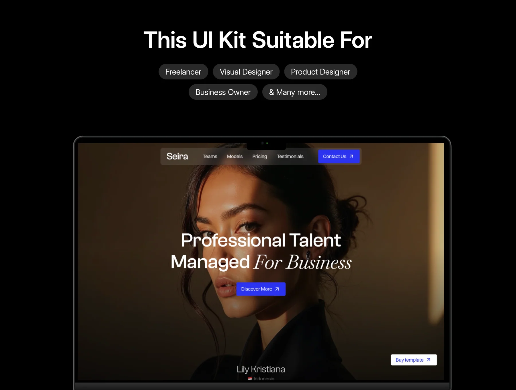 Seira – Business Agency Framer Website Template 5