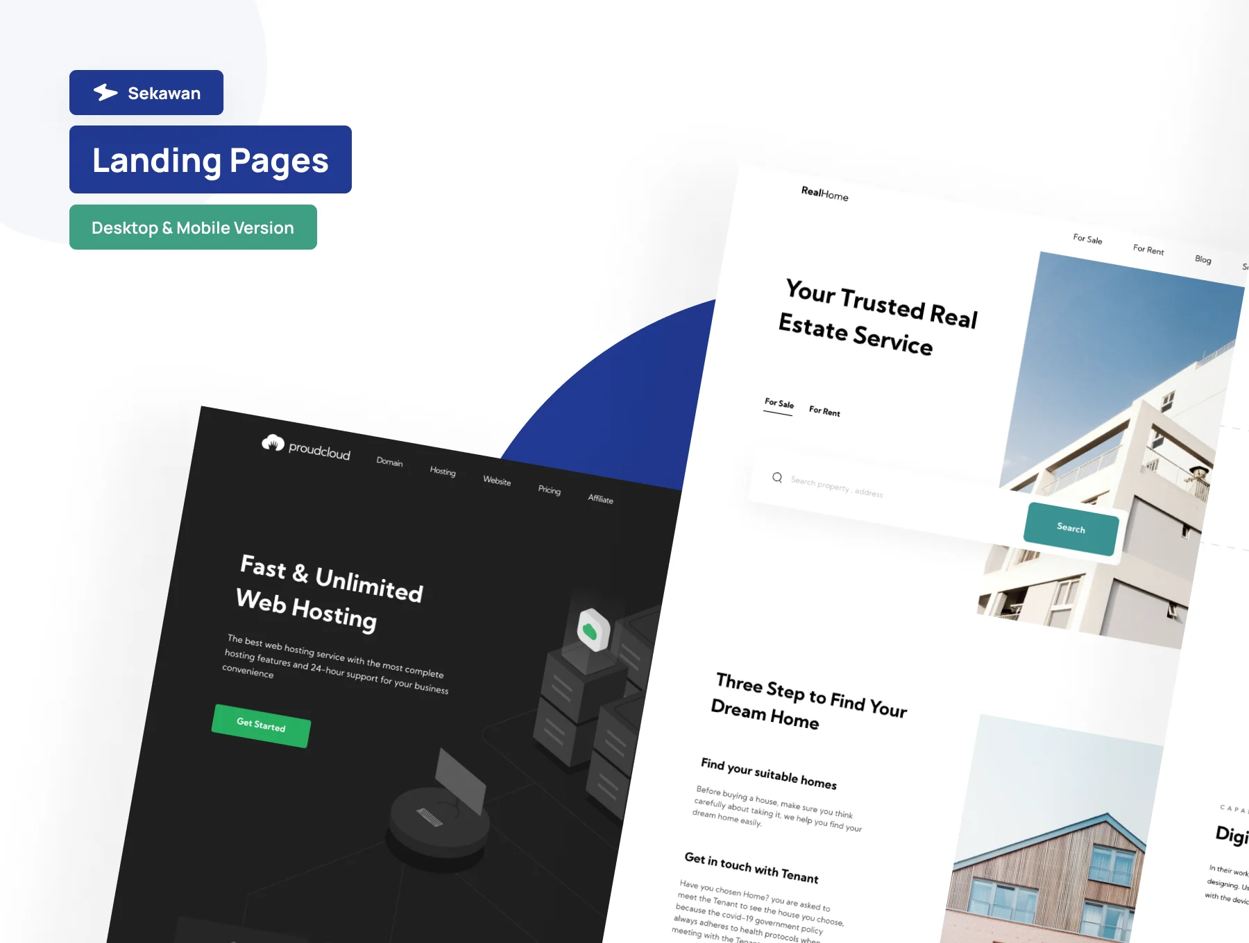 Sekawan Landing page ui kits