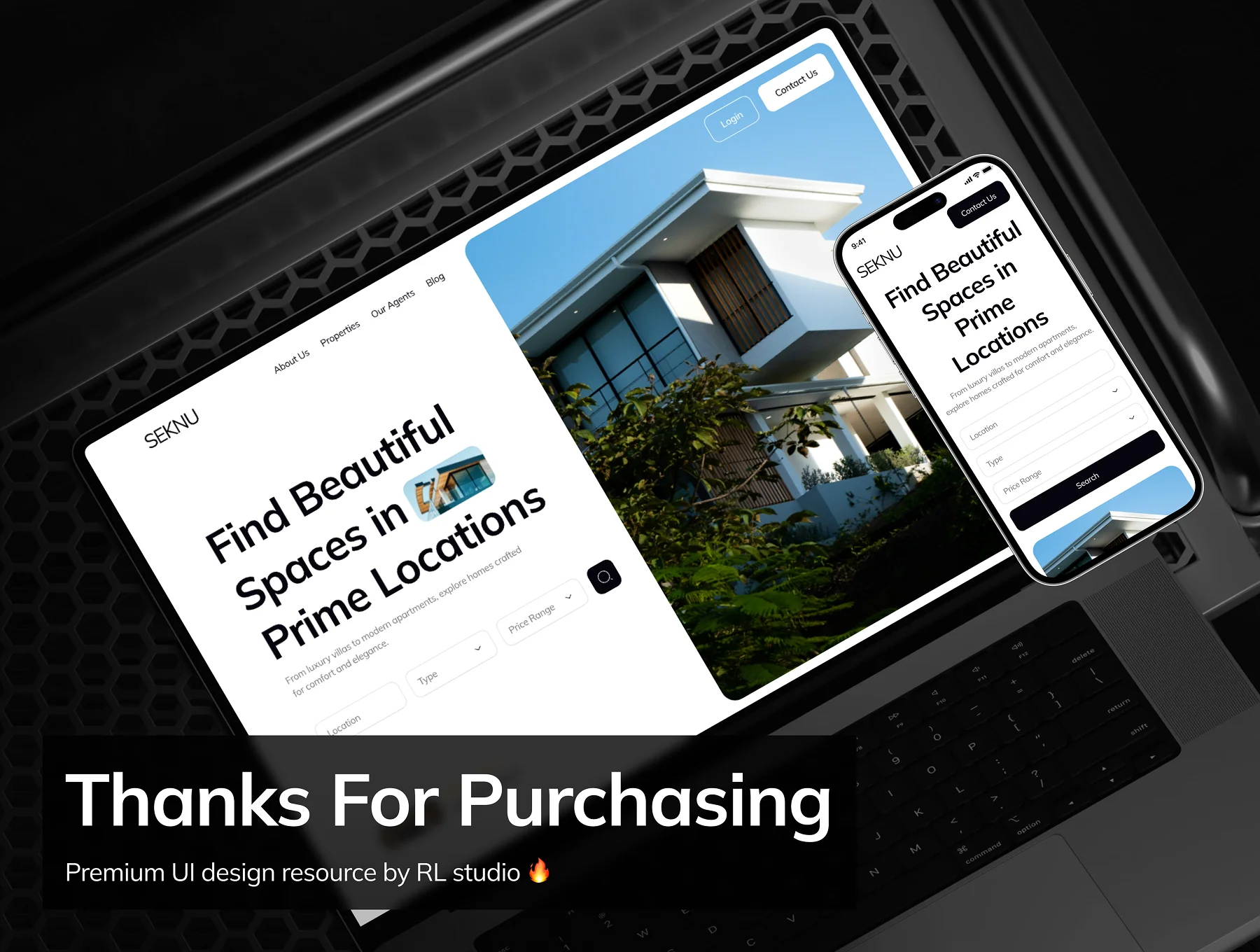 SEKNU - Real Estate Website UI Kit 8