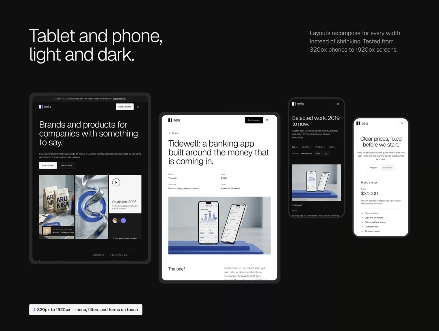 Sela Design Studio Website Template 4