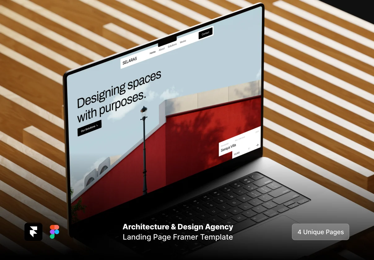 Selaras - Architecture & Design Framer Template
