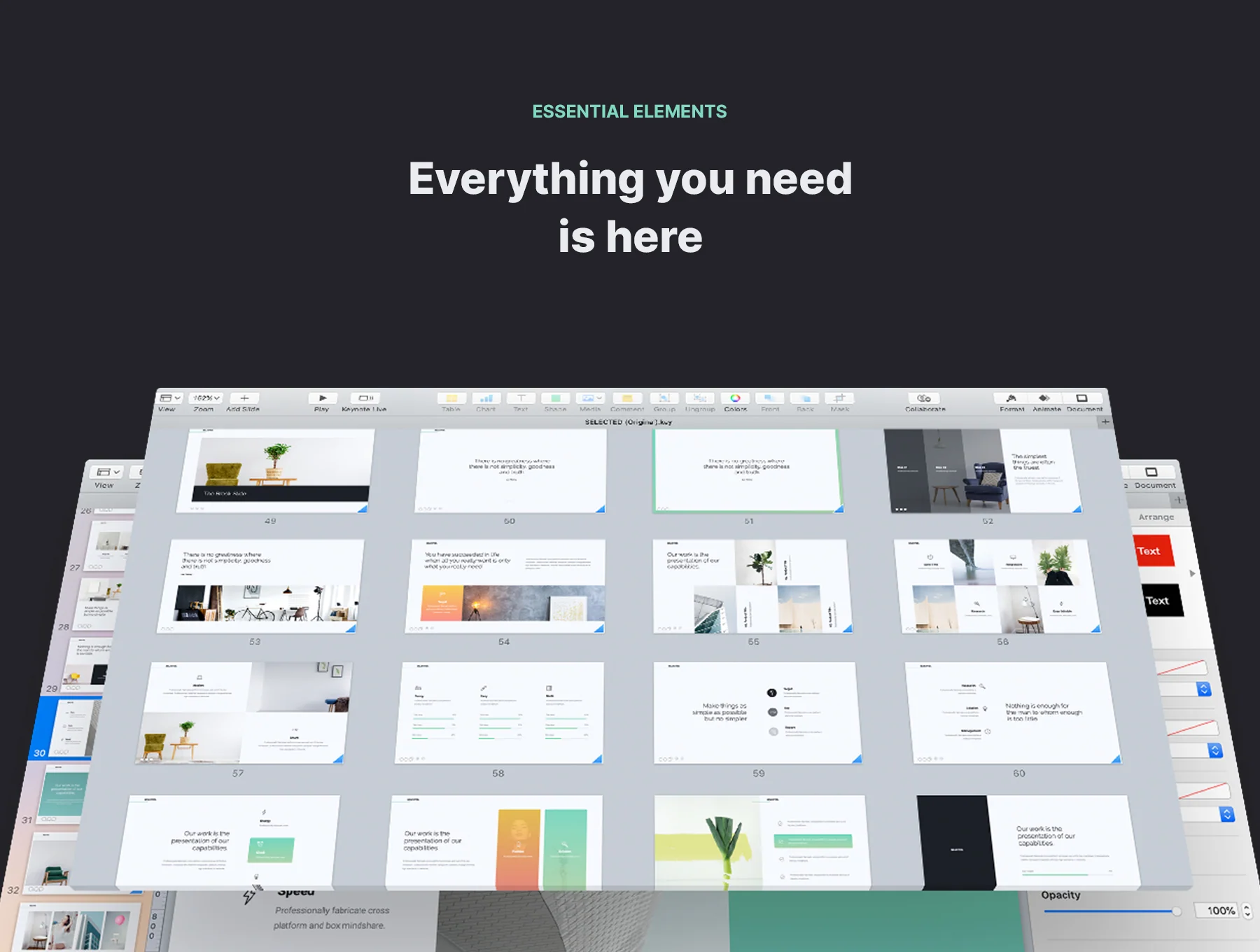 SELECTED - Minimal Presentation Template 3