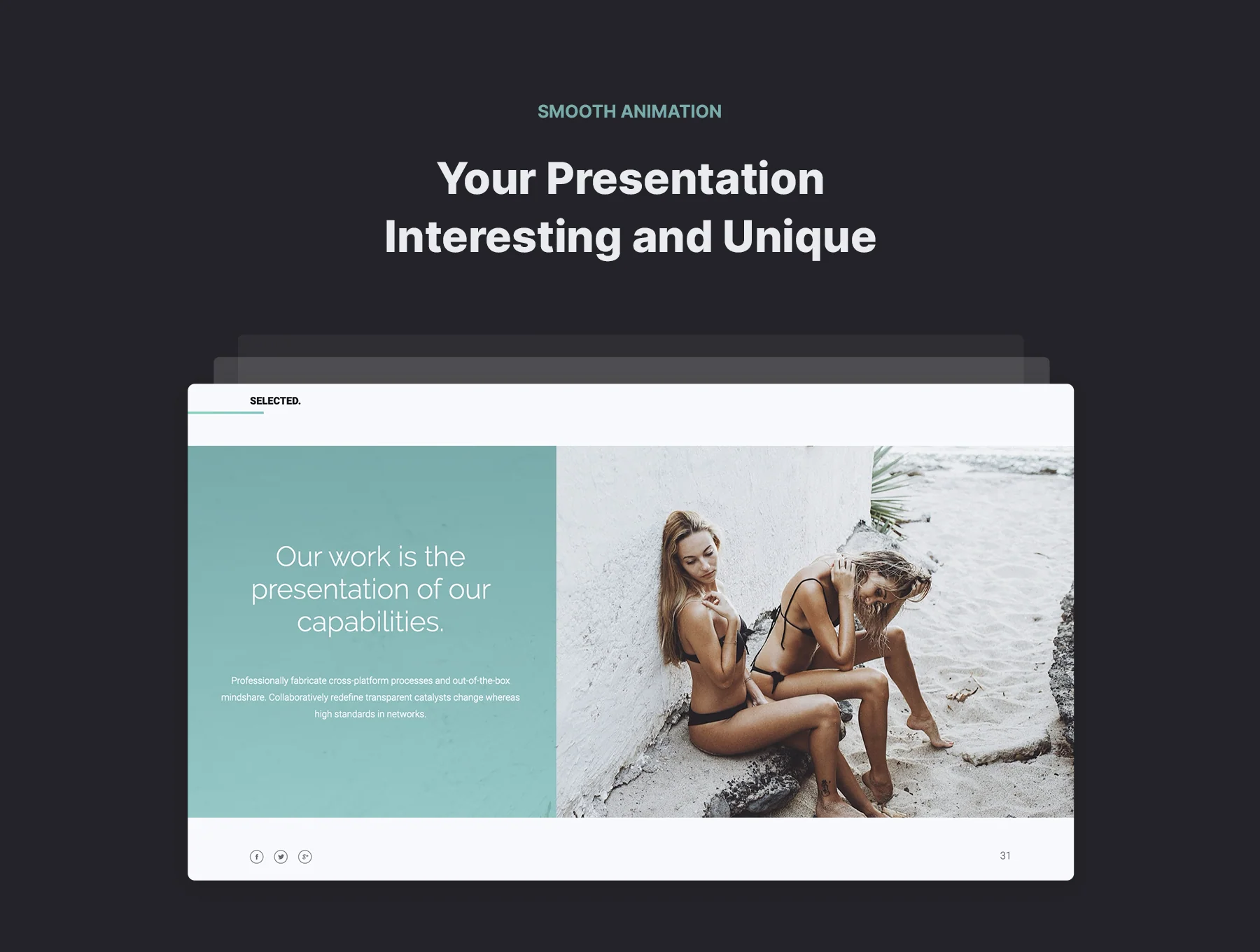 SELECTED - Minimal Presentation Template 4