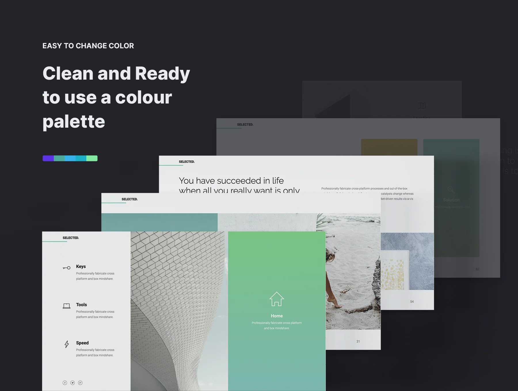 SELECTED - Minimal Presentation Template 6