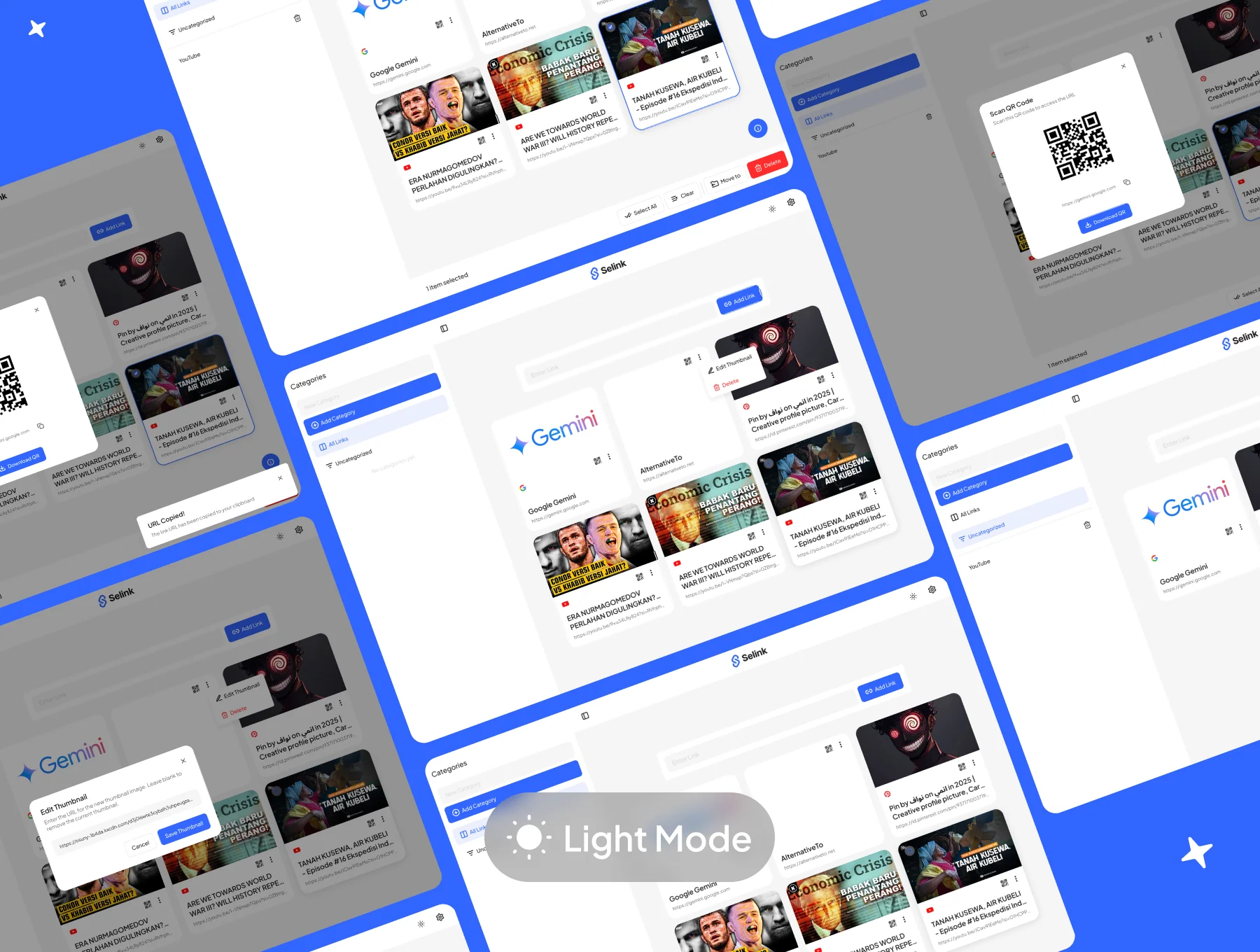Selink - Link Manager UI Kit 3