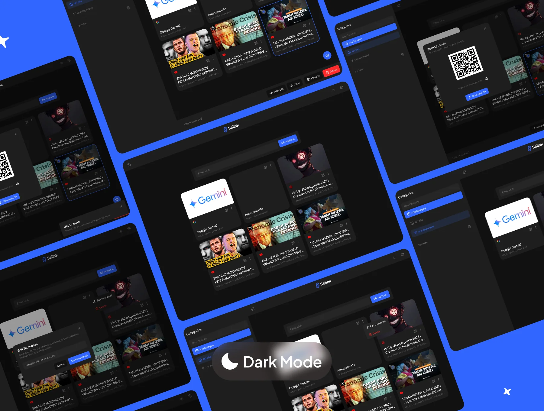 Selink - Link Manager UI Kit 4