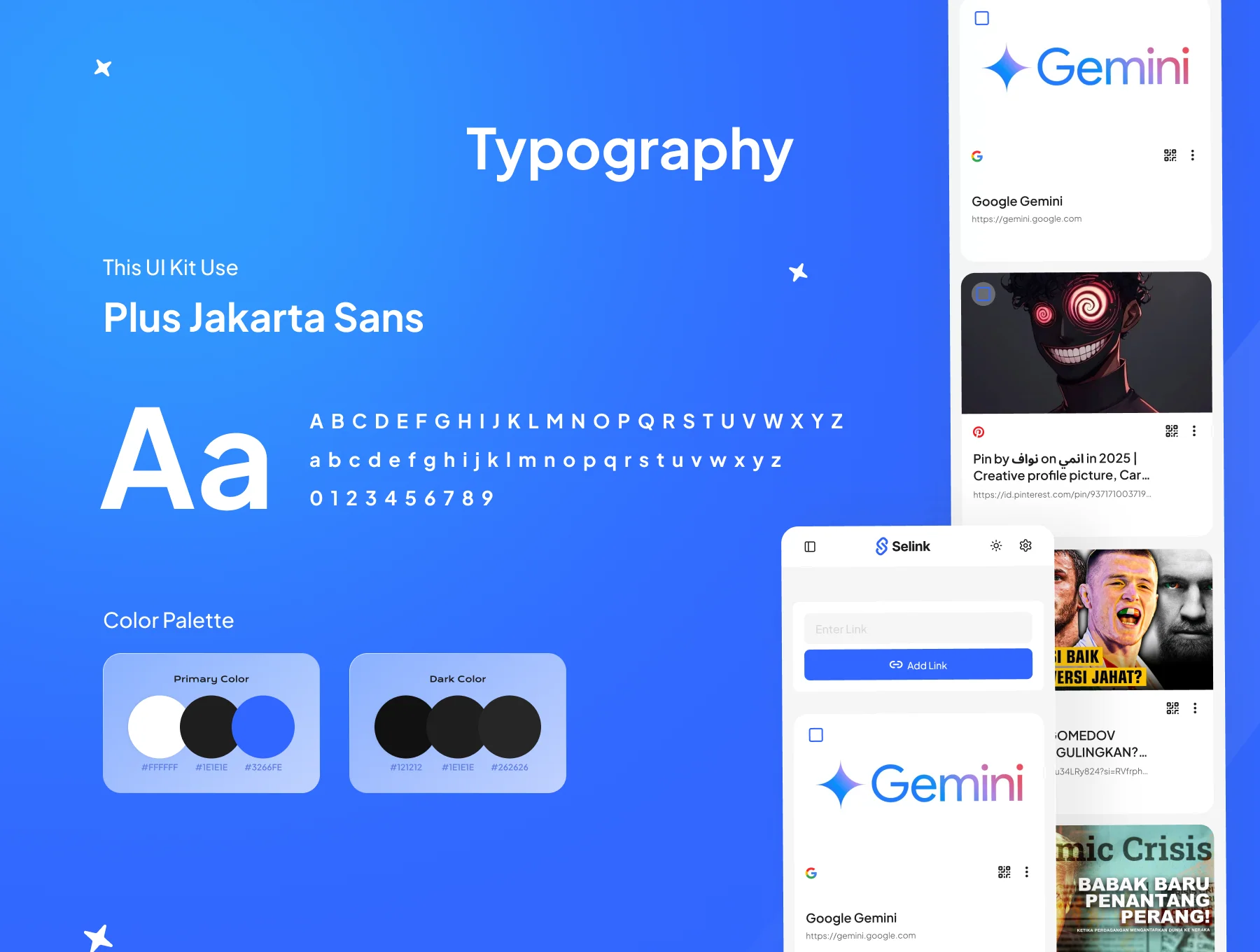 Selink - Link Manager UI Kit 7