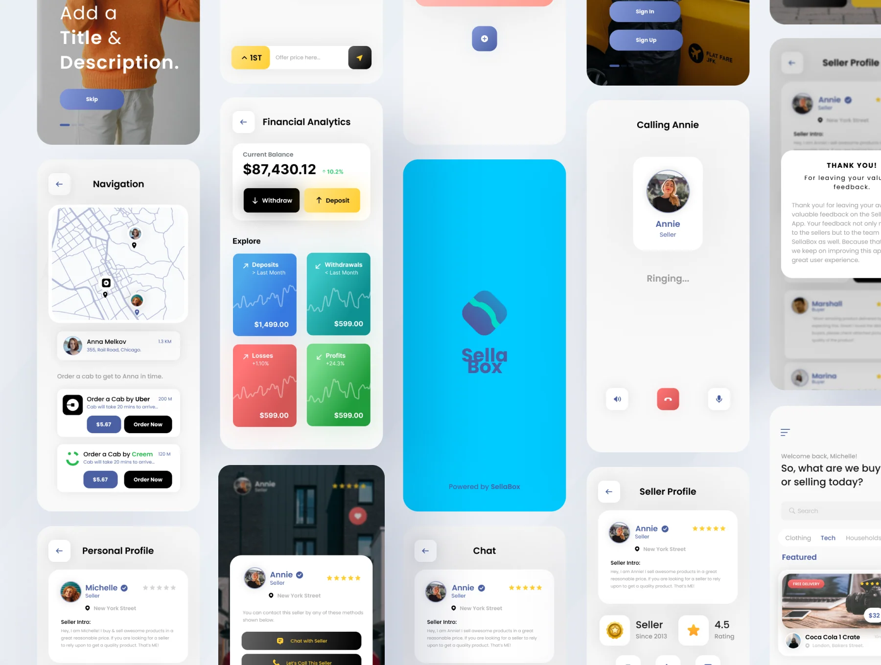 SellaBox - A Premium Buy & Sell Marketplace Mobile App UI Kit 4