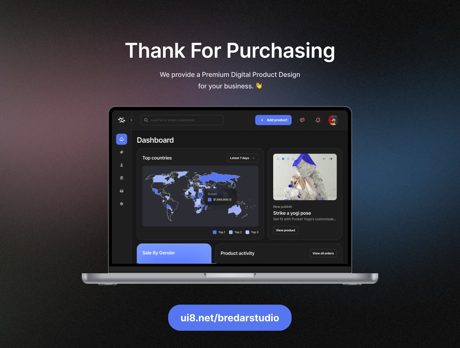 Bredar - Seller Dashboard UI Kit 7