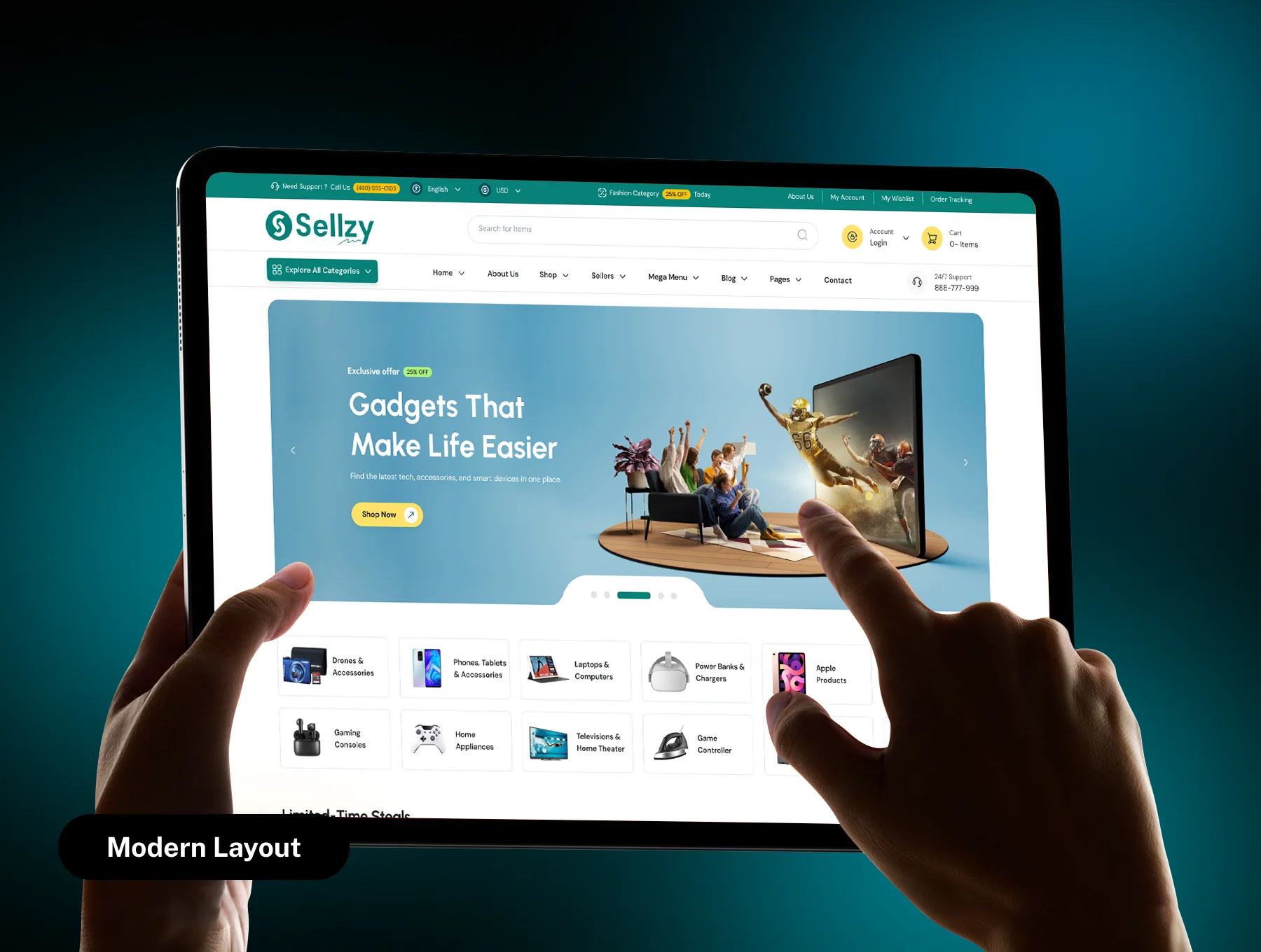 Sellzy - Multivendor eCommerce Figma UI Template 5