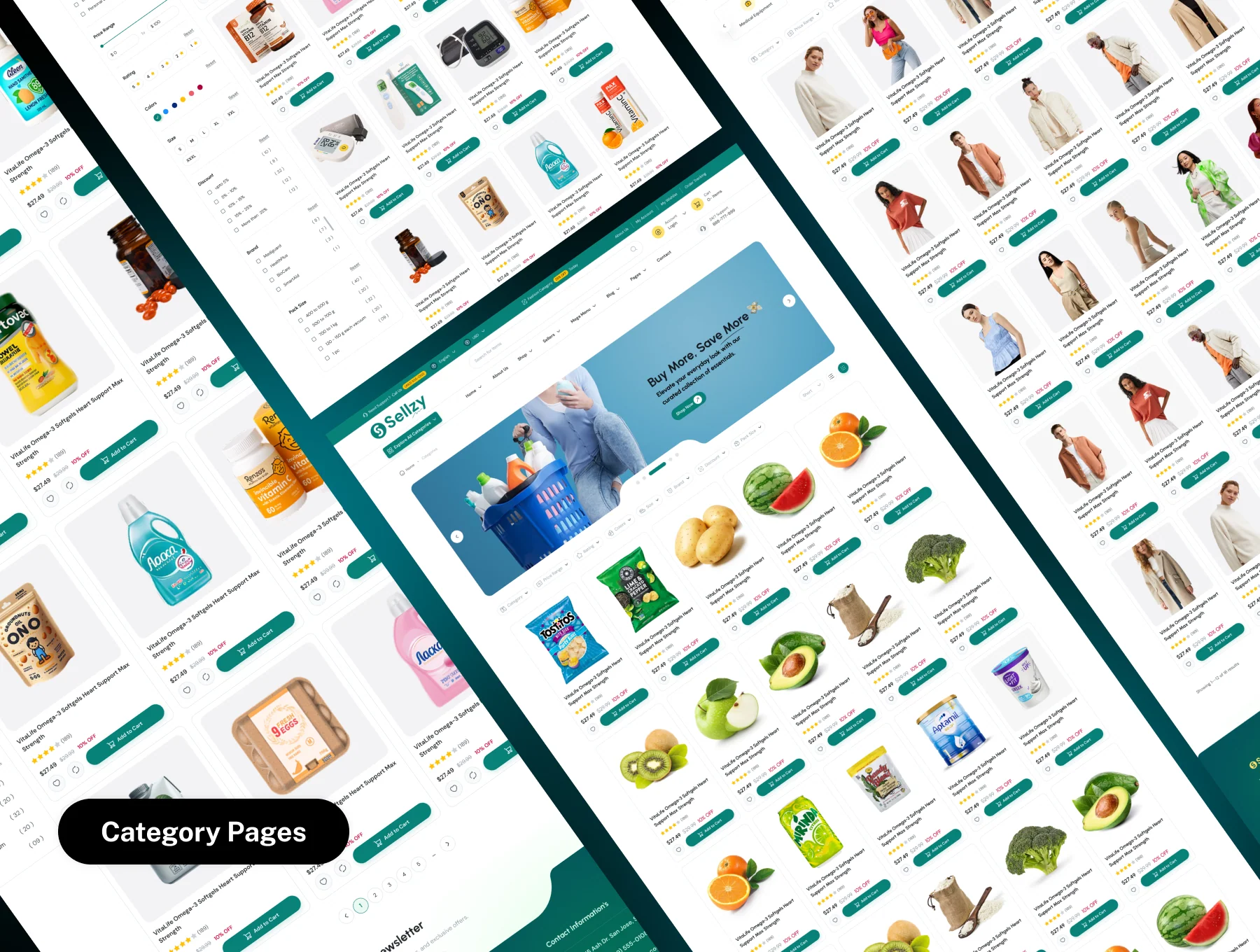 Sellzy - Multivendor eCommerce Figma UI Template 6