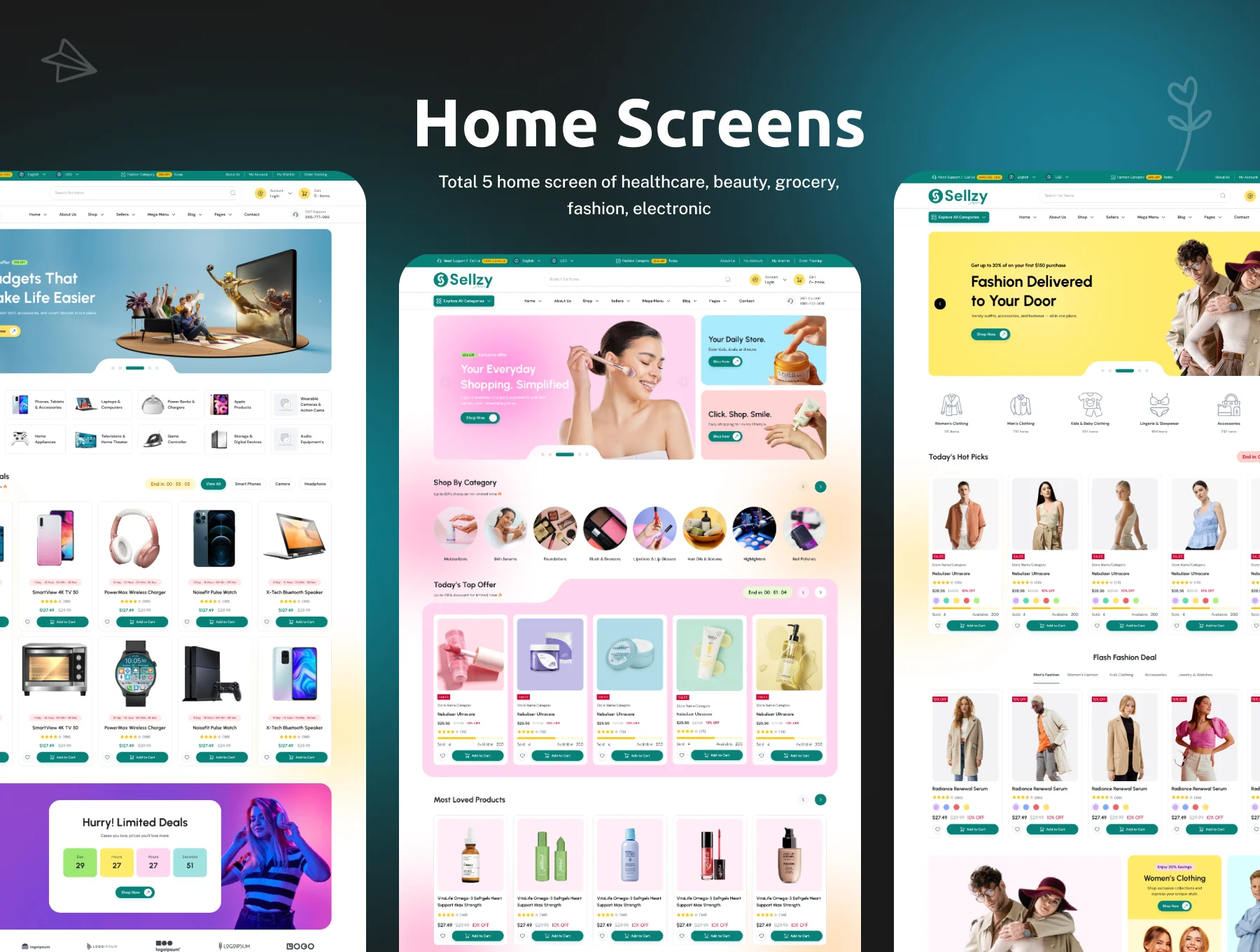 Sellzy - Multivendor eCommerce Figma UI Template 7