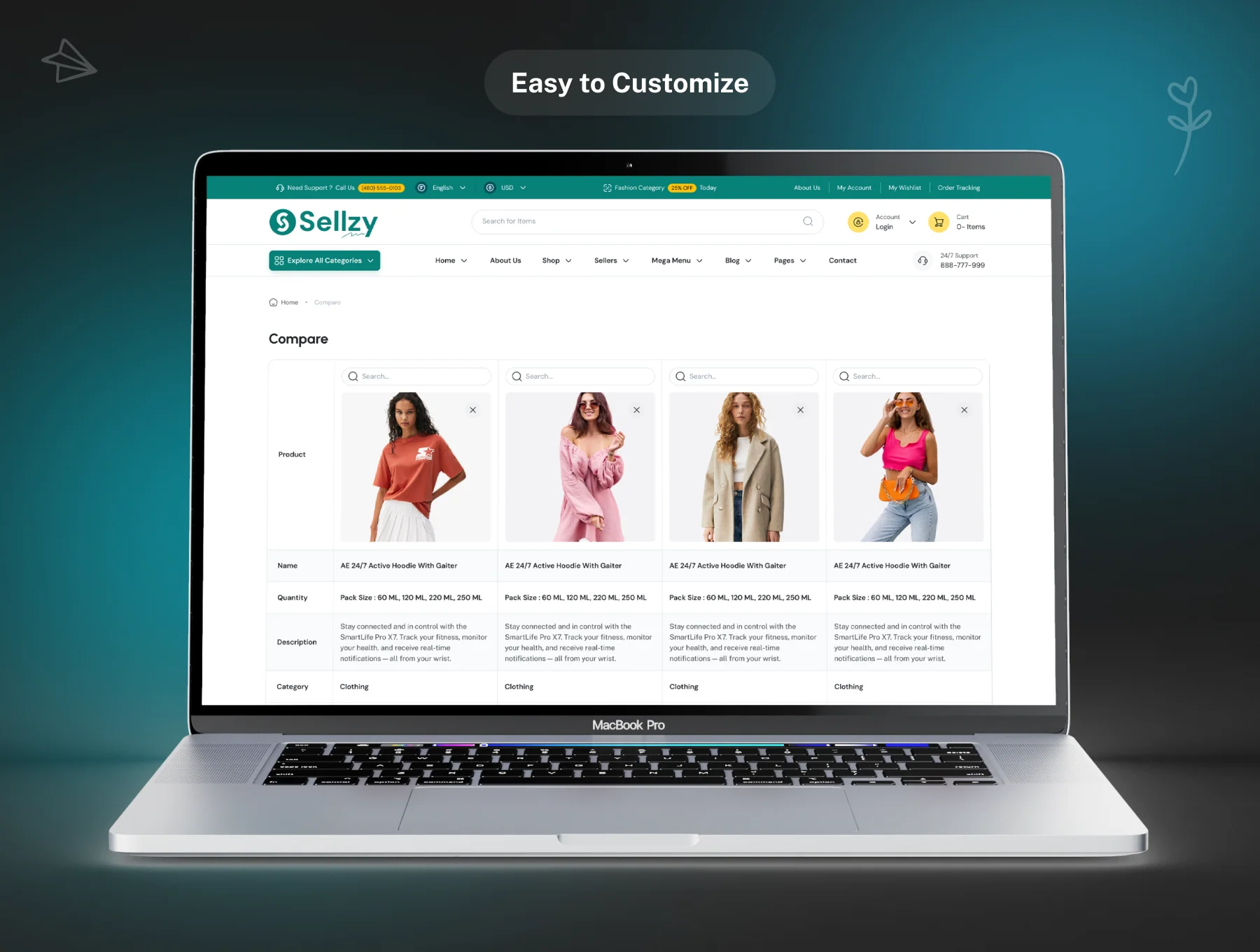 Sellzy - Multivendor eCommerce Figma UI Template 8